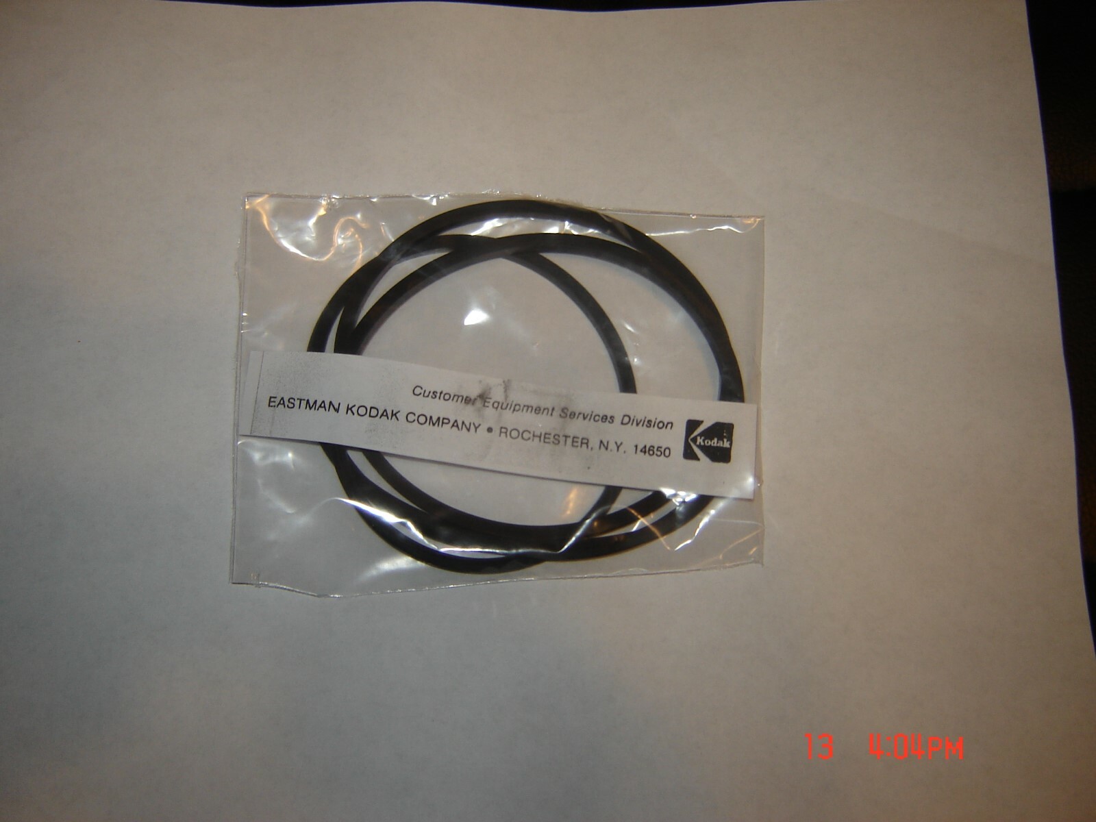 KODAK Instamatic M77 Projector Belts, 2 Belt Set , 1 New Belt set.