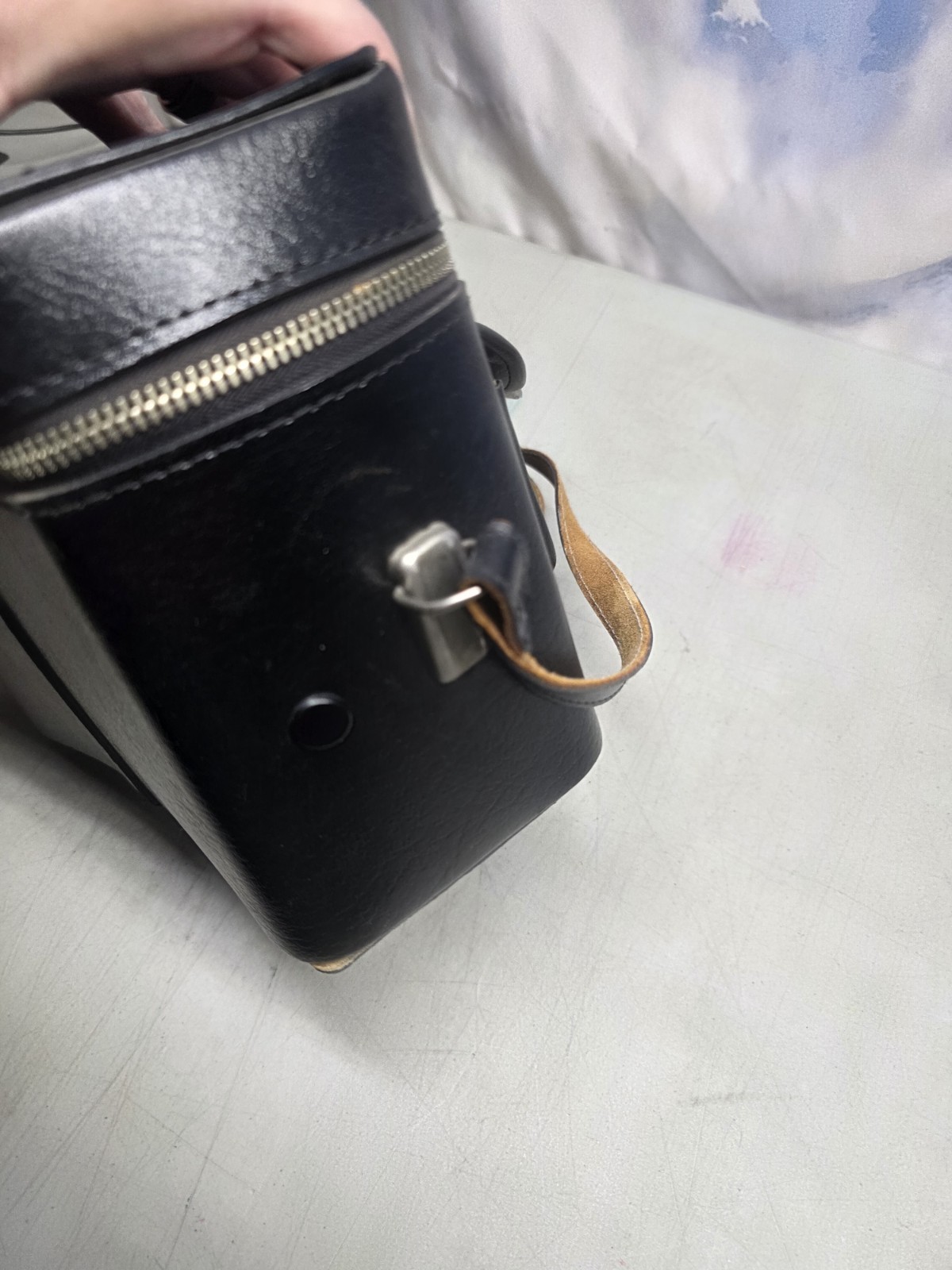 🔥 Vtg Kali Style Bag Retro Film Camera Leather Case Handcrafted In Japan