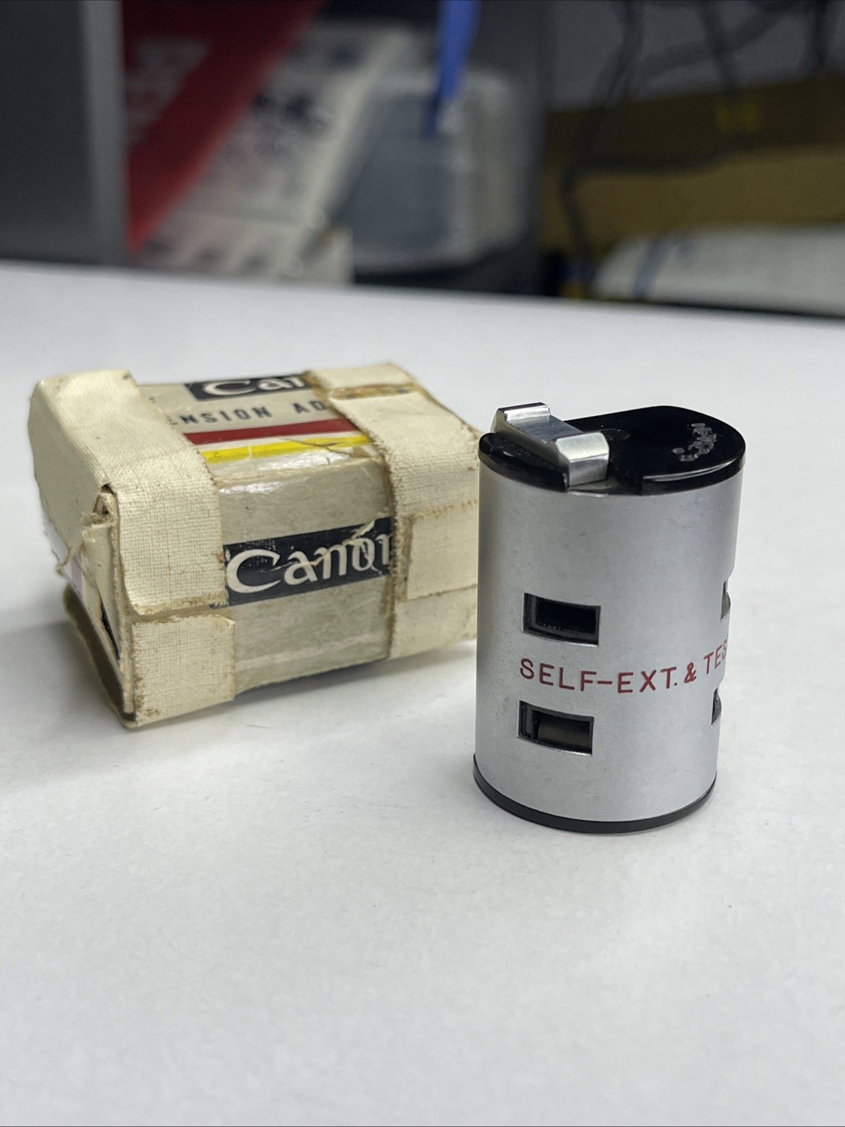 CANON RANGEFINDER FLASH “SELF EXTENSION ADAPTER” IN BOX