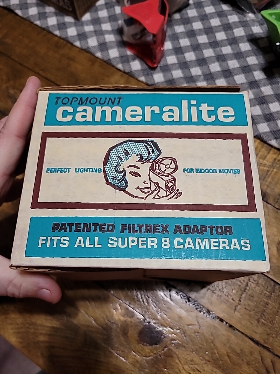 Vintage Acme-Lite Beam Movielite Model 96 Fits Super 8 Cameras PRISTINE NEW