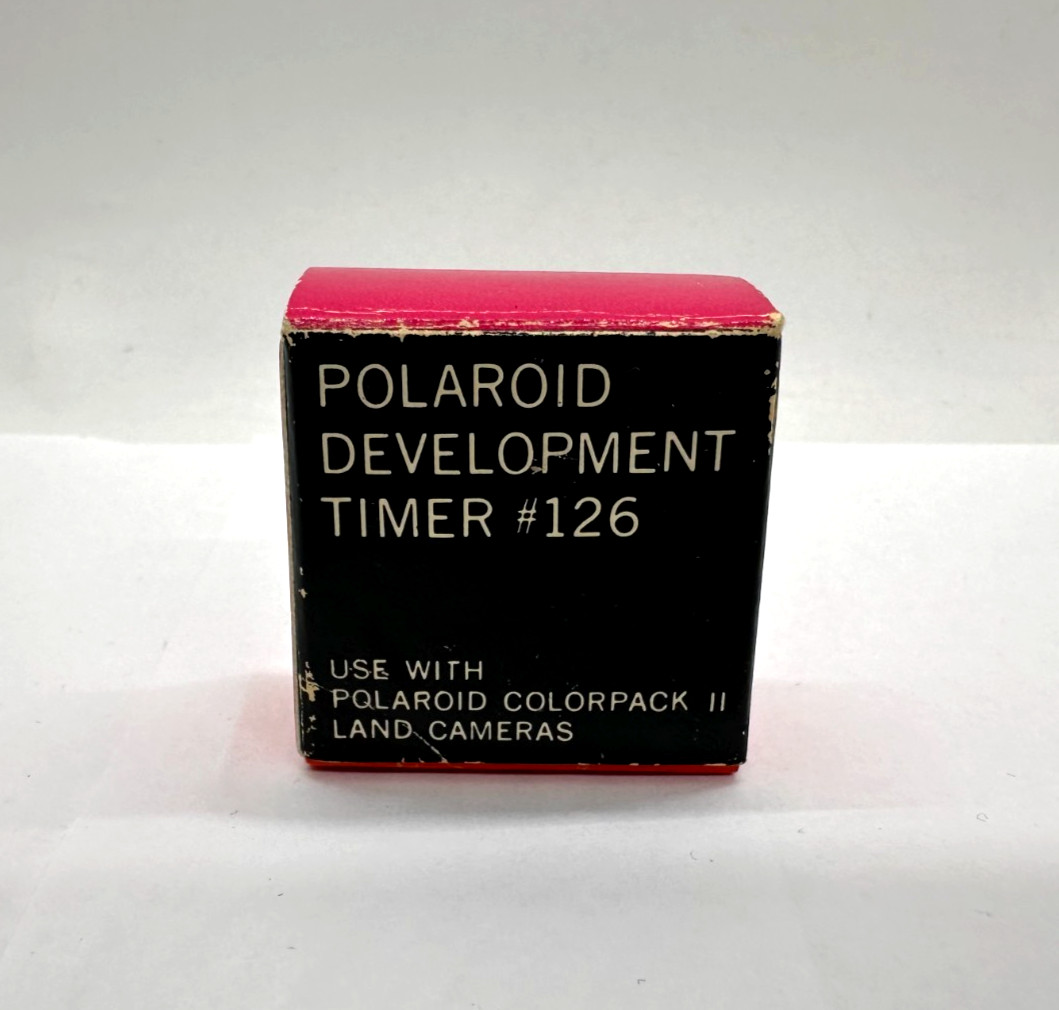 VTG Polaroid Model 126 Development Timer with Original Box & Instructions – NOS