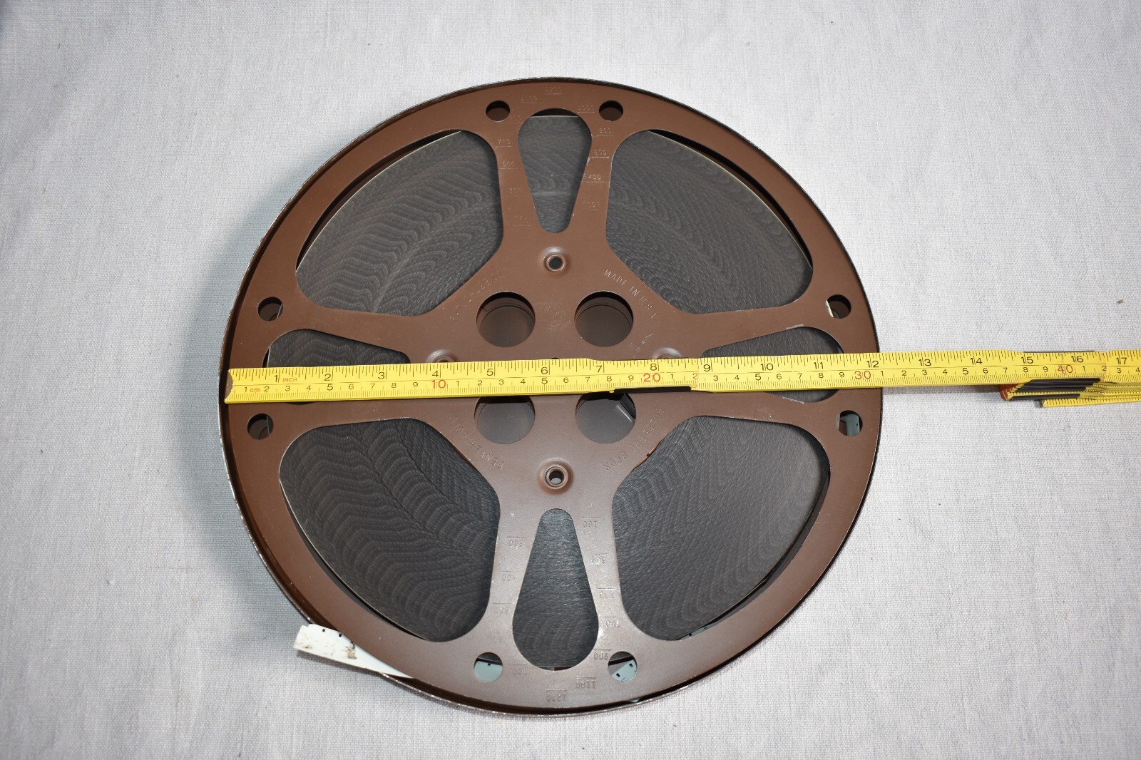 Vintage 16MM Film The Bells of Easter Lutheran Church Goldberg Bros Reel Can