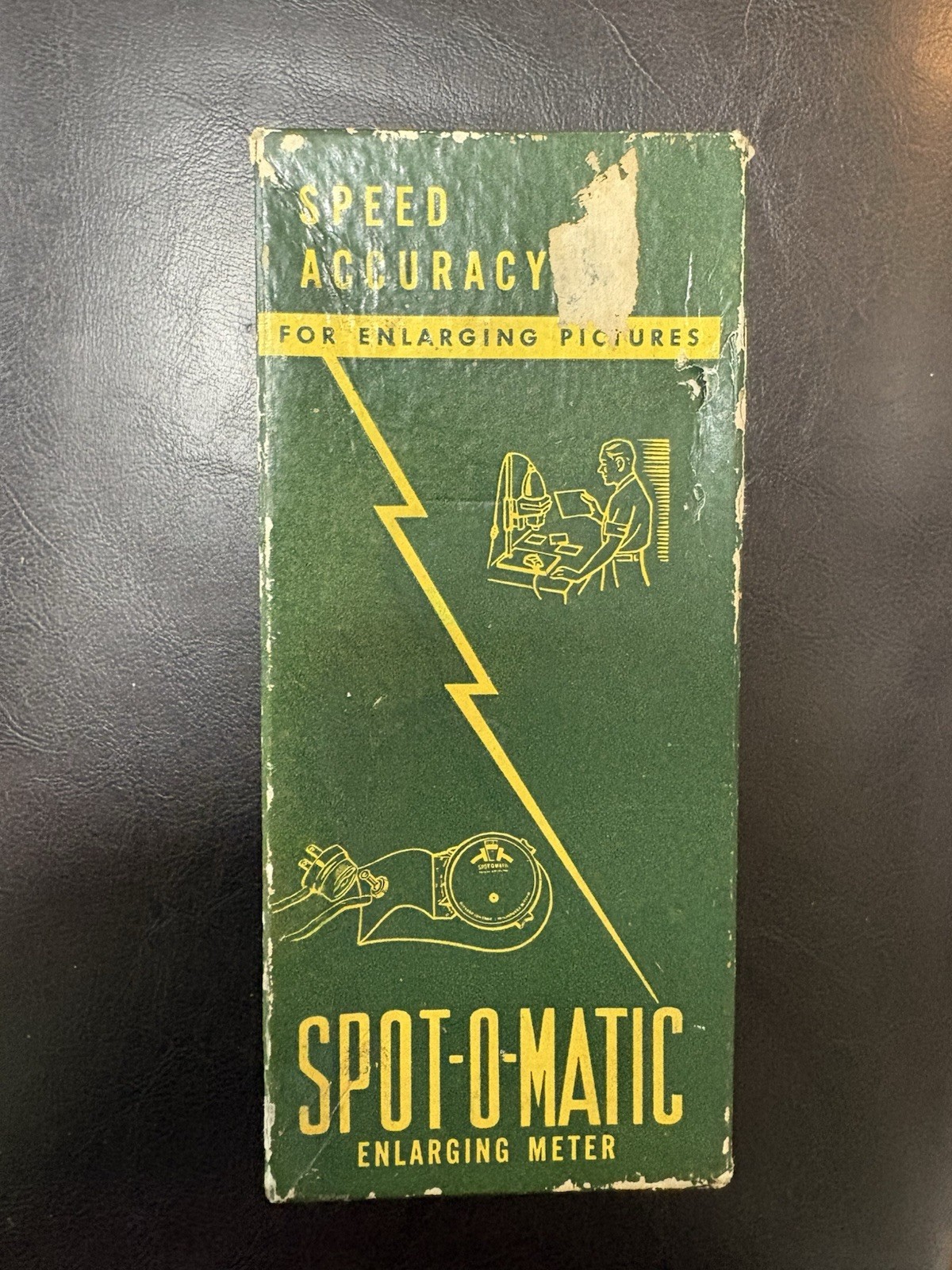 Vintage Spot-O-Matic Enlarging Meter Kinnard Company Milwaukee WI Darkroom Photo