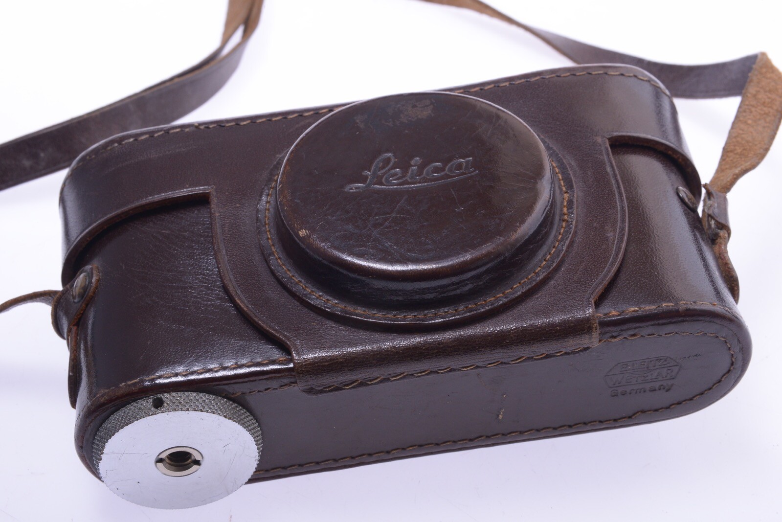 ✅ LEICA IIC IIIC IIF IIIF CAMERA CASE ESNAR* 50MM ELMAR LENS 3/8th THREAD