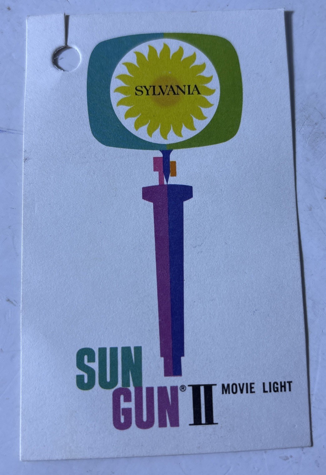VINTAGE SYLVANIA SUN GUN II MOVIE LIGHT MODEL SG-55 In BOX