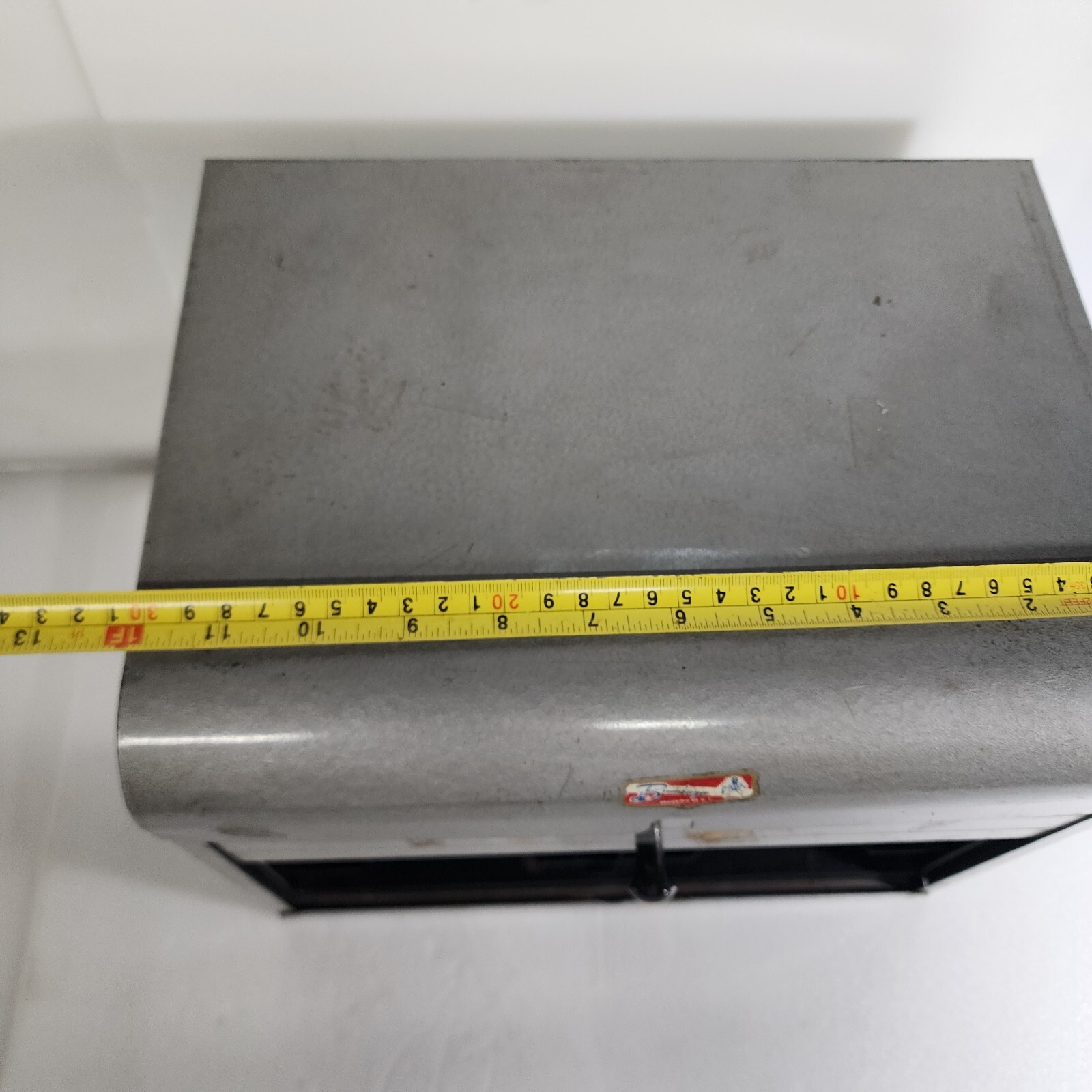 Vintage Brumberger Dark Room Roll Top Film Storage Box 12x9x9″