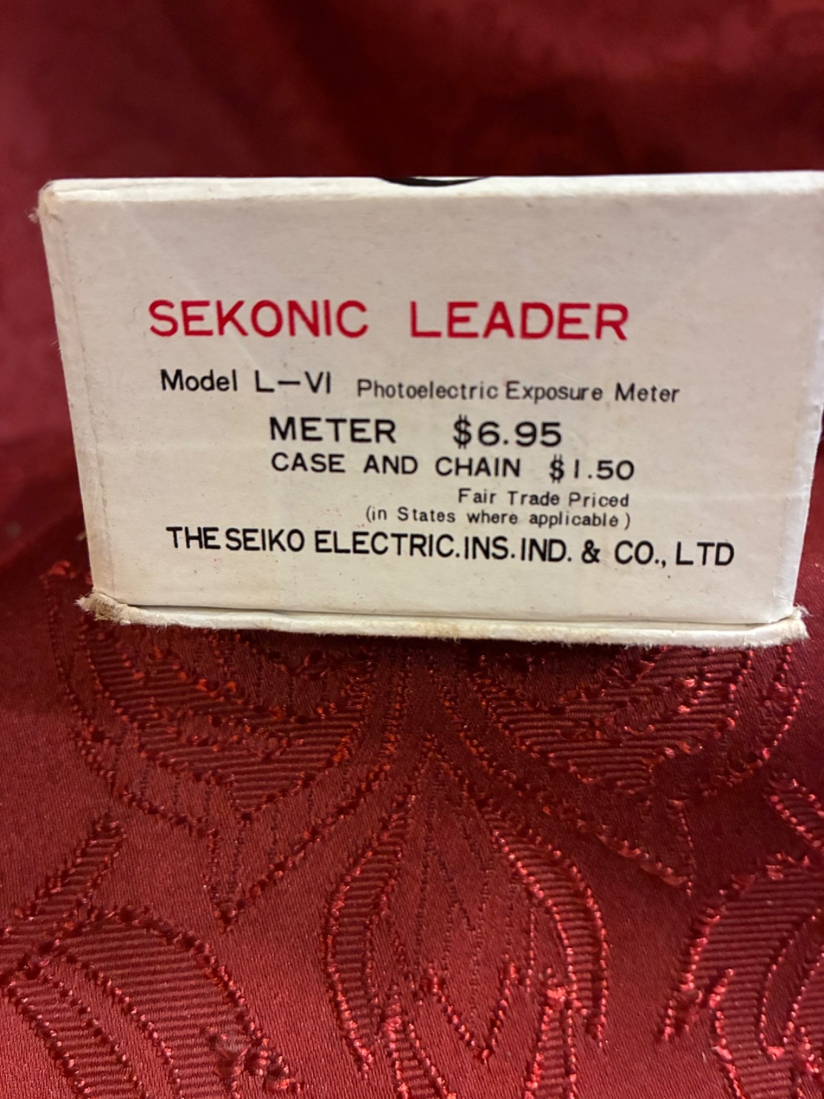 Sekonic Leader Photoelectric exposure meter Model L-V1