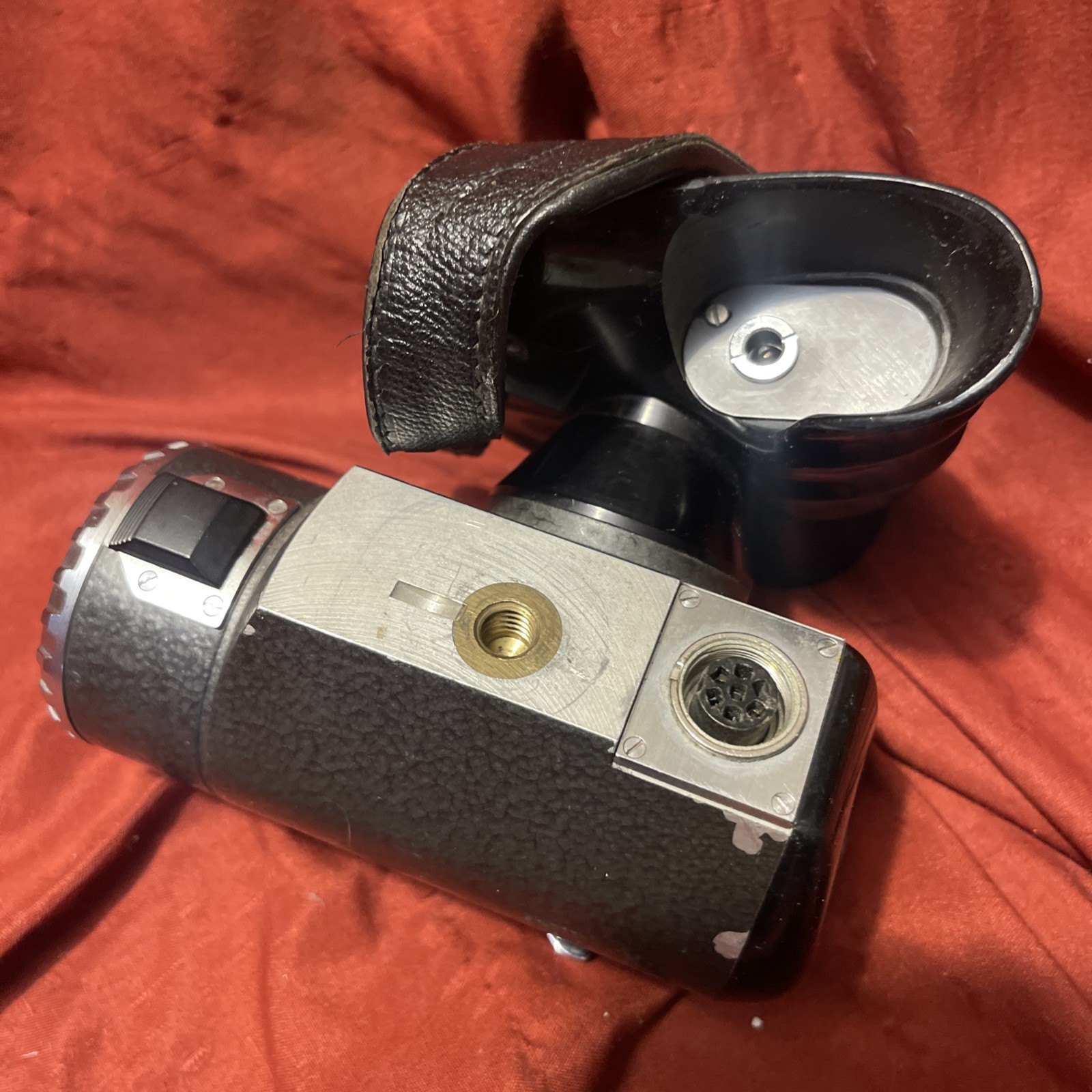 Bolex Anatomical Electric Grip + Battery Holder W/Cable For Bolex H16 RX Camera