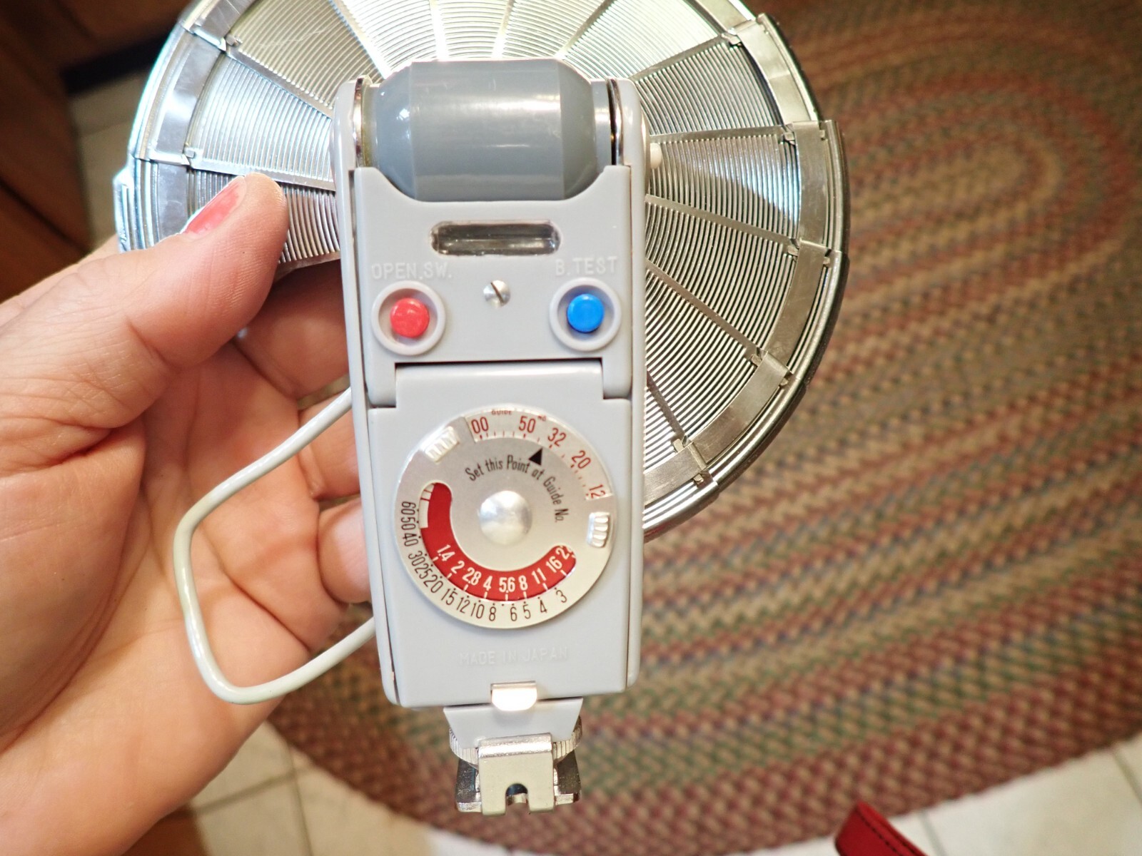 Vintage Original Alpex Deluxe Swivel Camera Flash