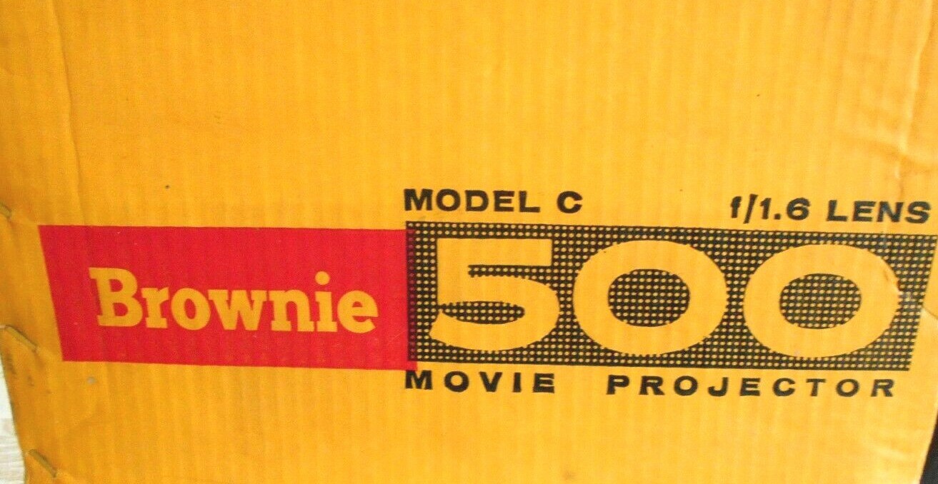Sylvania CZA/CZB 500 Watt 120V Bulb Brownie 500 Movie Projector Model C (bin KK)