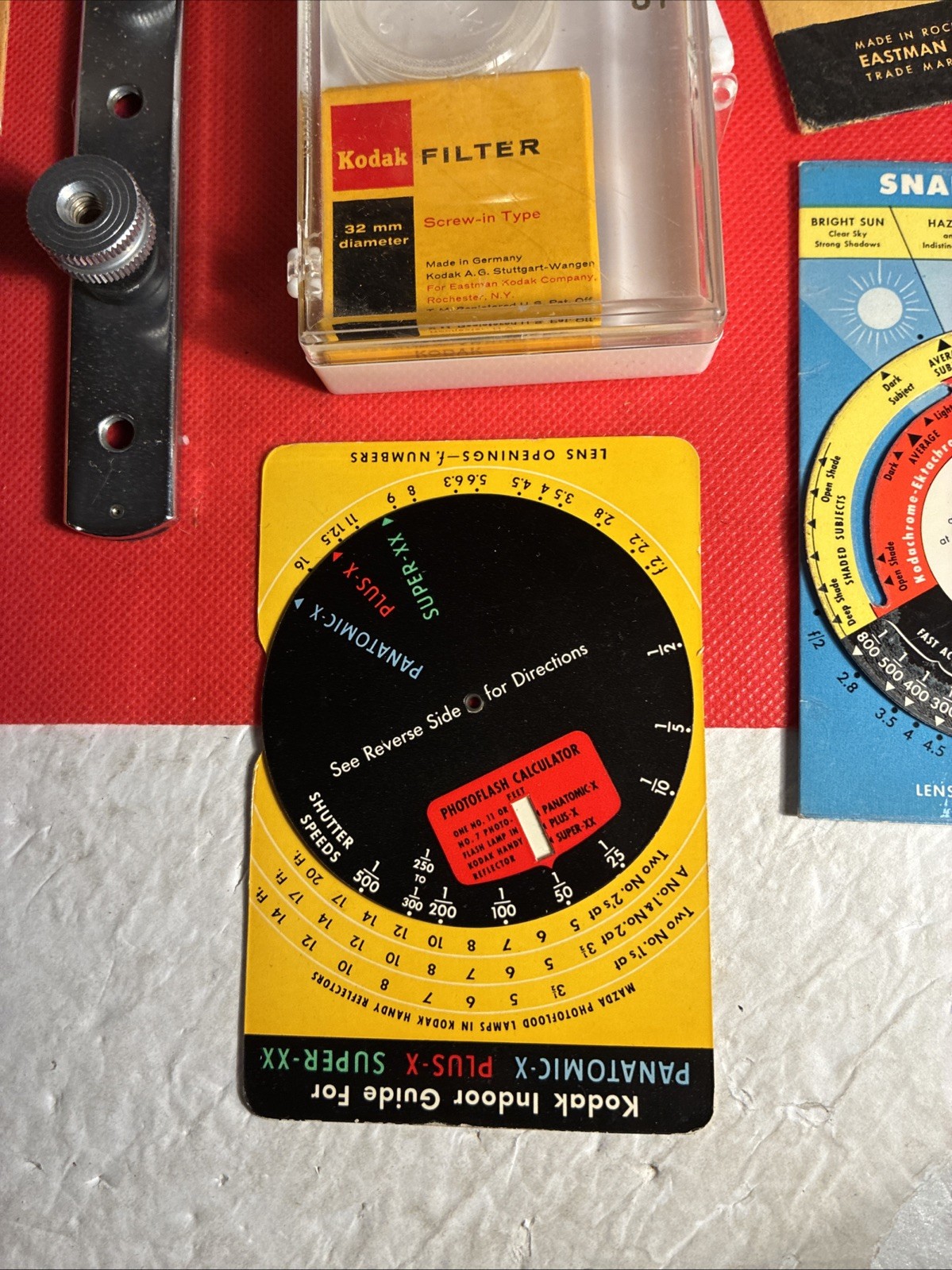 Vintage Kodak Standard Flasholder With Original Box. With Accessories No. 92F