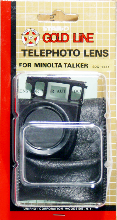 MINOLTA TALKER AUX TELEPHOTO LENS NEW OLD STOCK