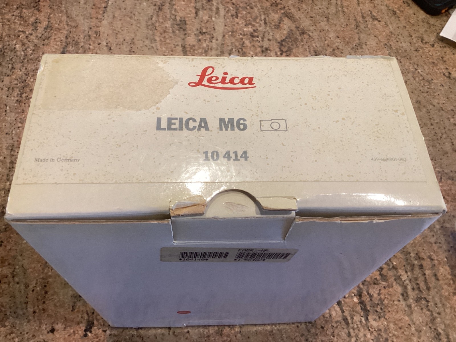 Orginal Box Vintage For Camera Leica M6 10414