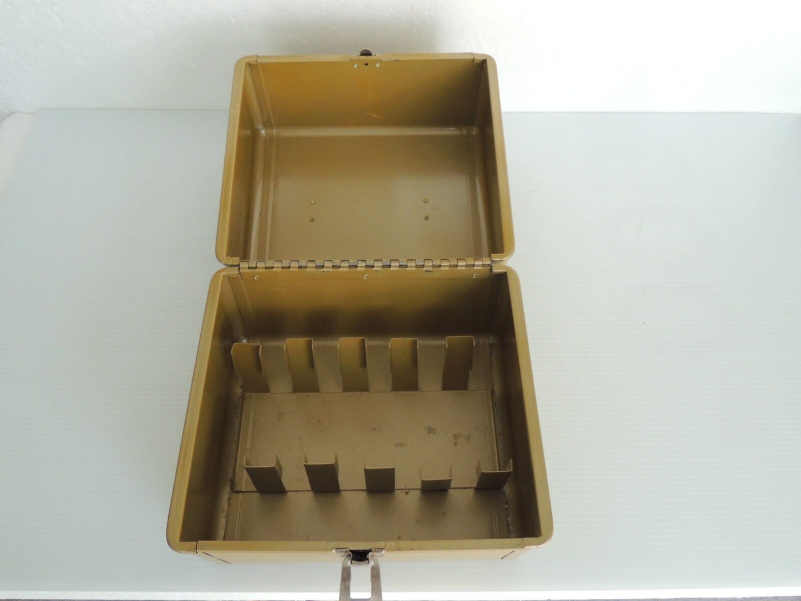Kenco Film Tape Reel Chest Metal Box Holds 10 Cannisters 7 X 9 X 8 INCH