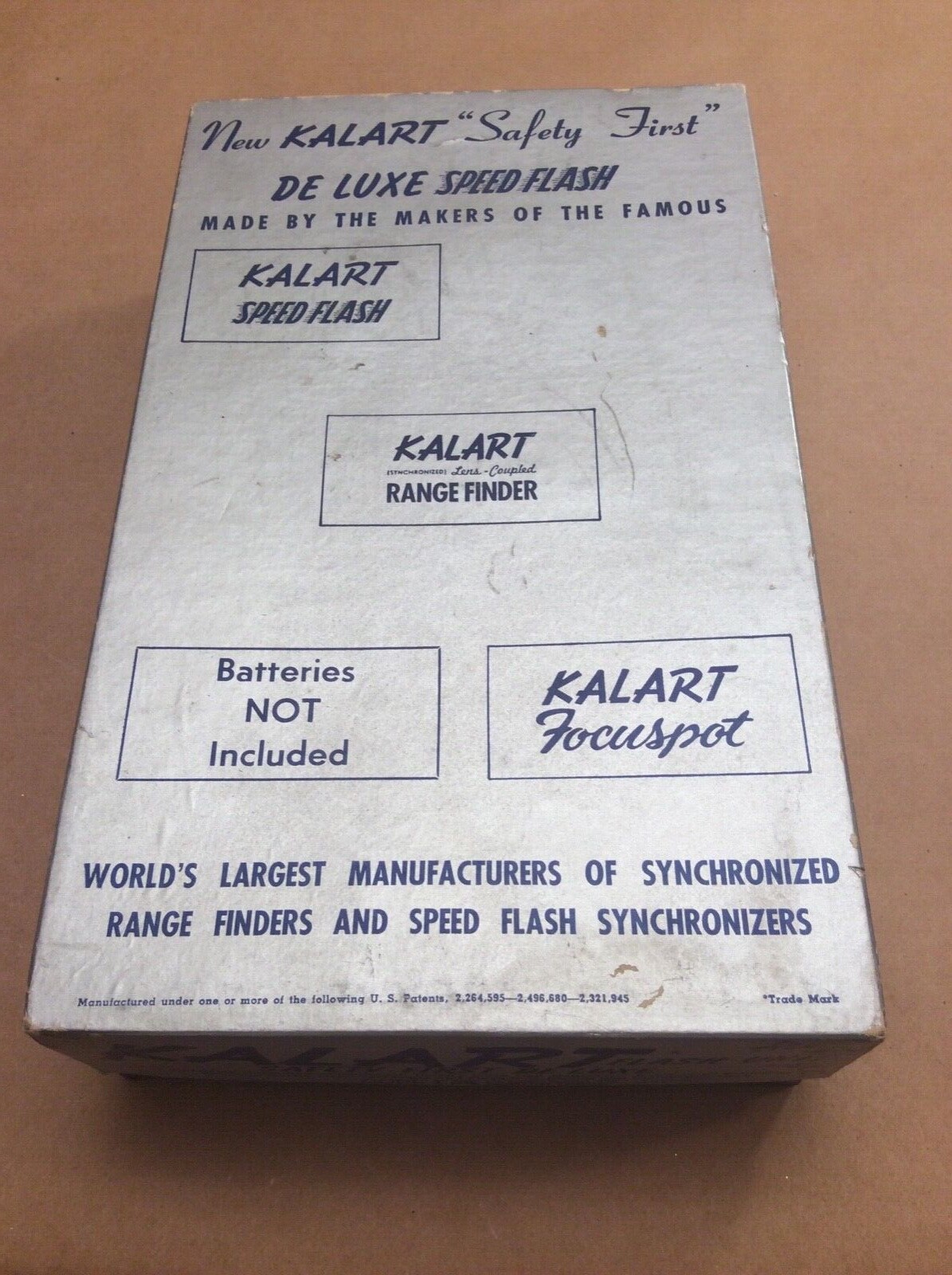 Kalart Speed Flash Safety First De Luxe range finder Original Box