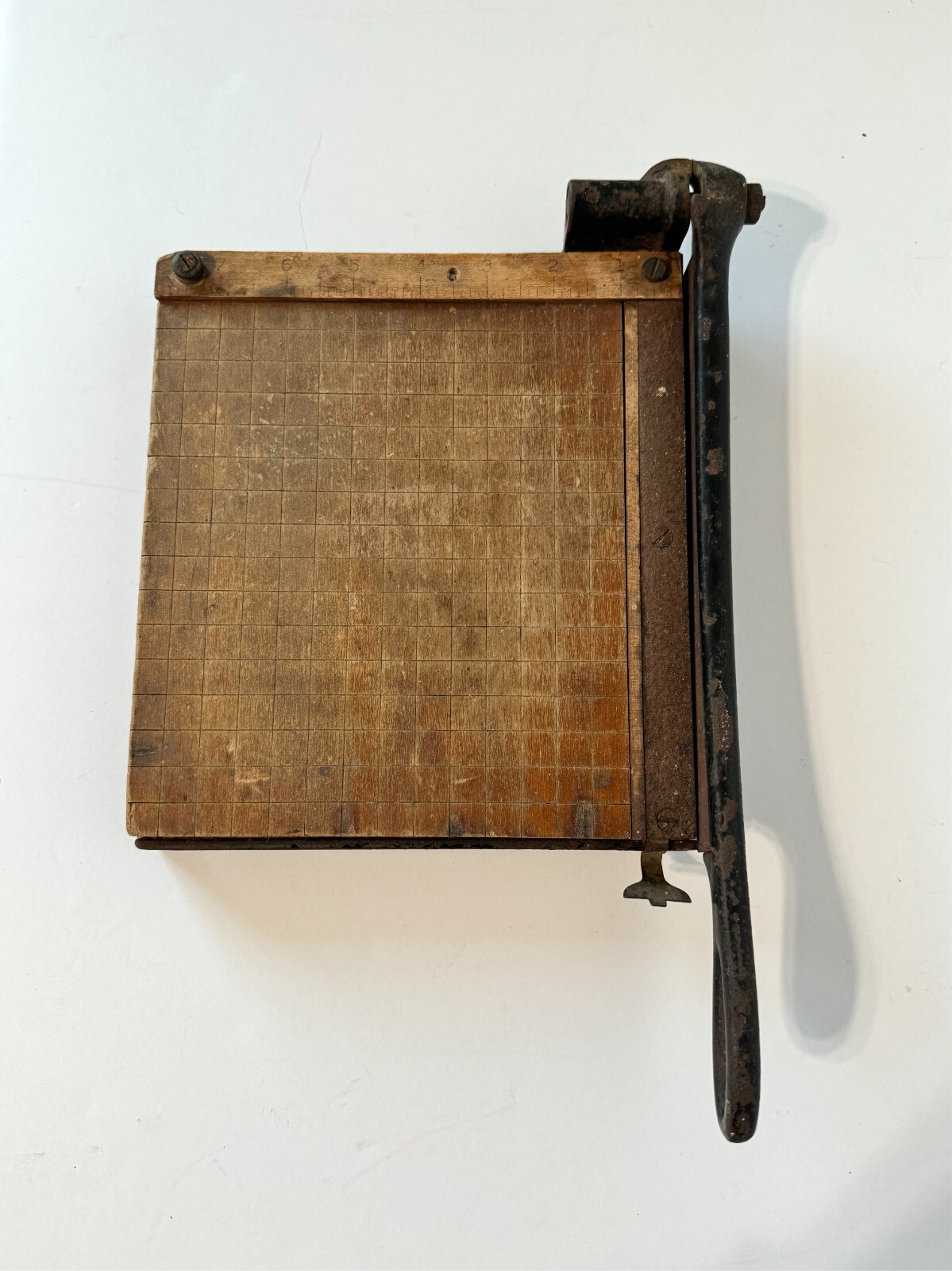 VTG 1900s No. 2 Eastman Kodak Wood & Cast Iron Trimming Board 8.75″ L