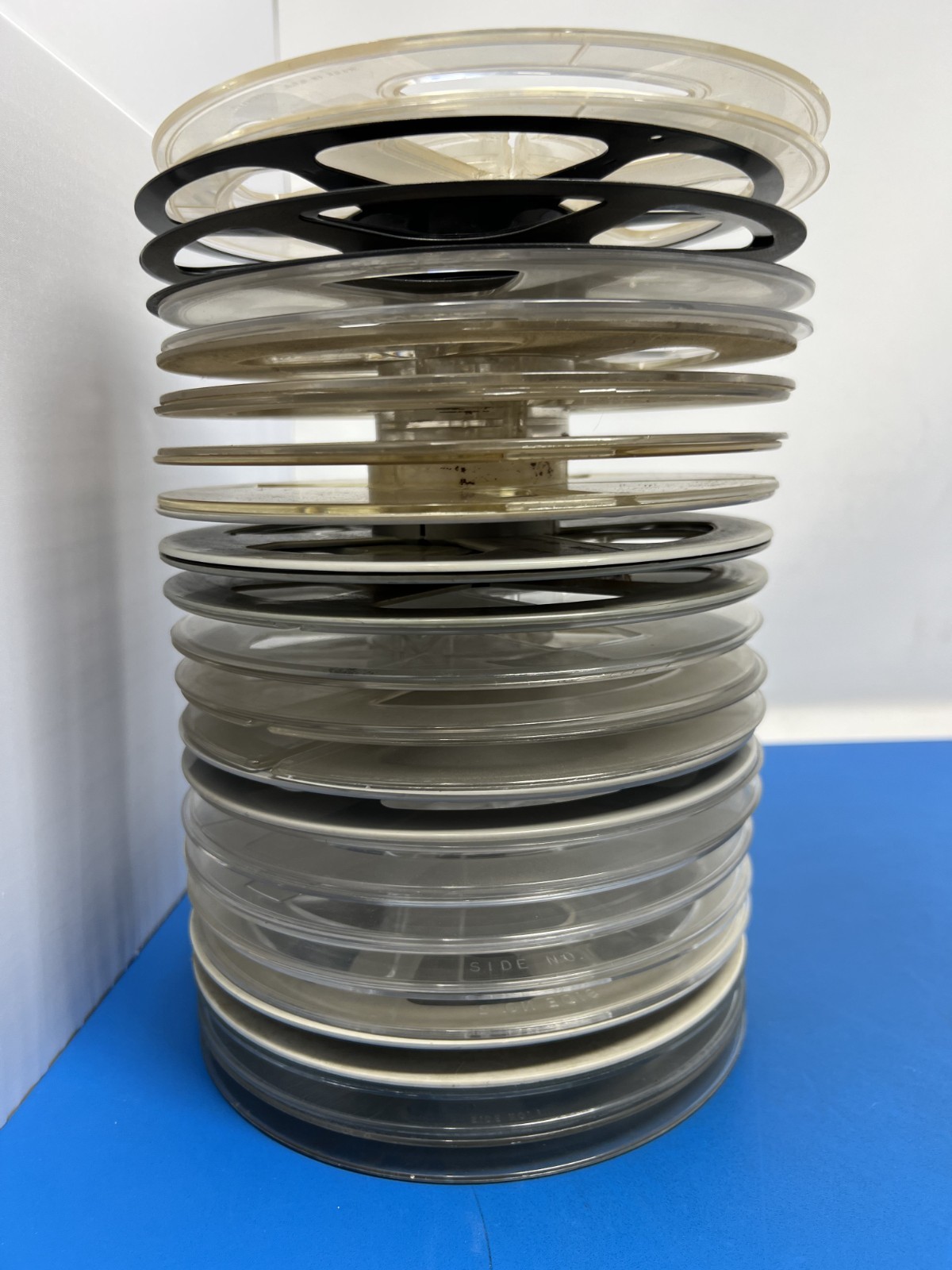 20 Empty 7-inch Reels, 2 metal Kodaks, Bell & Howell