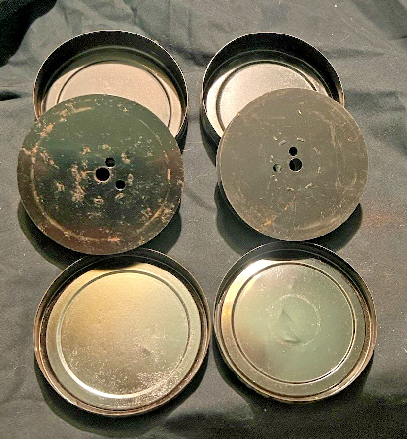100′ 16 mm reels and cans
