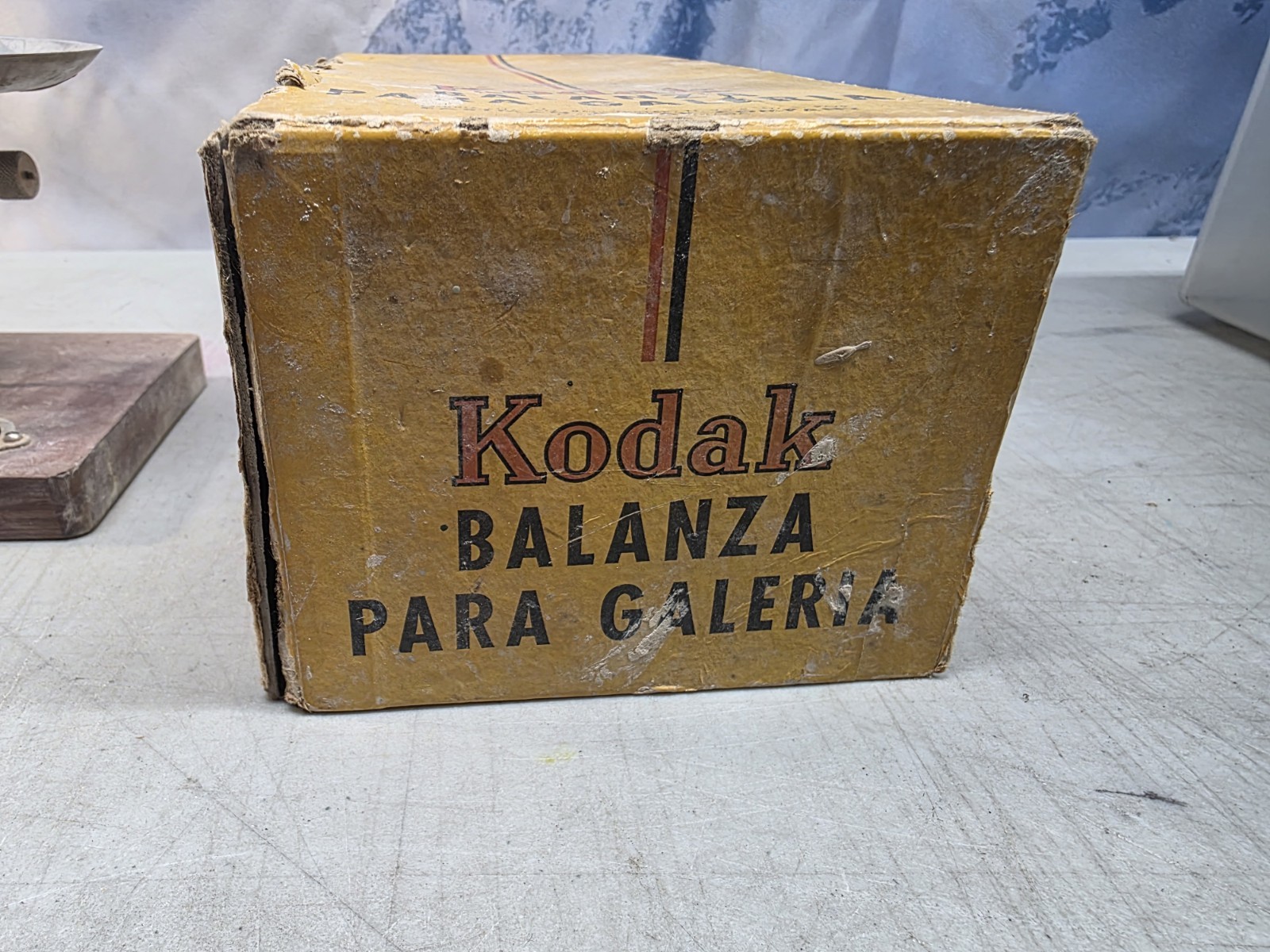 🔥 Antique Eastman Kodak Photographic Balance Scale W/ Box WW2 NEED CLEAN