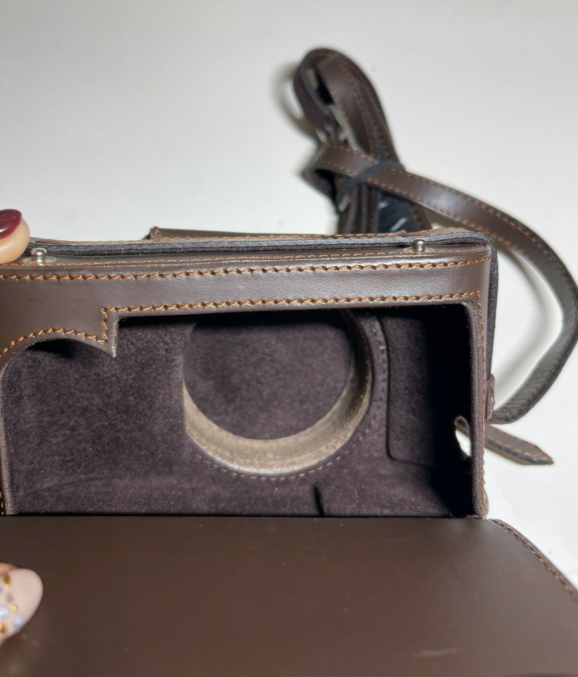 Leica Leather Camera Case Nice Condition Used from Japan