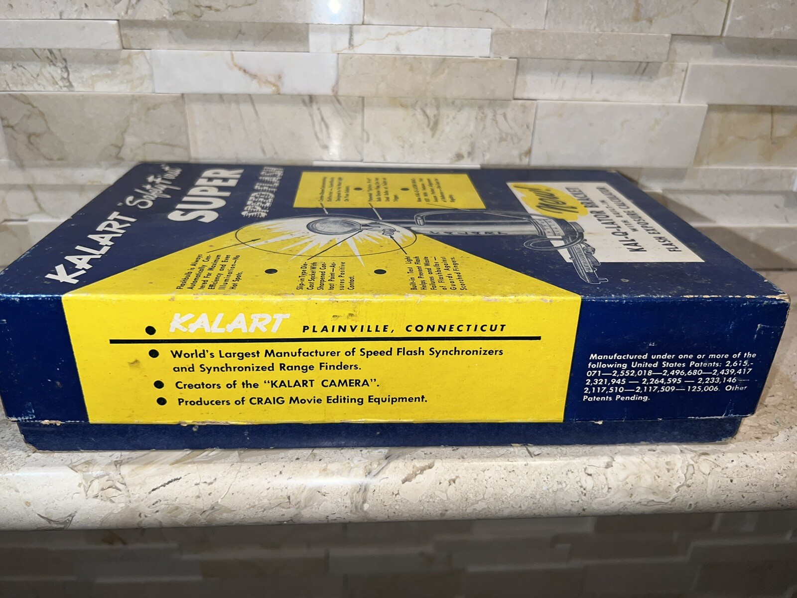 VTG AS IS Safety First Kalart Super Speed Flash Original Box 5 Bulbs UNTESTED