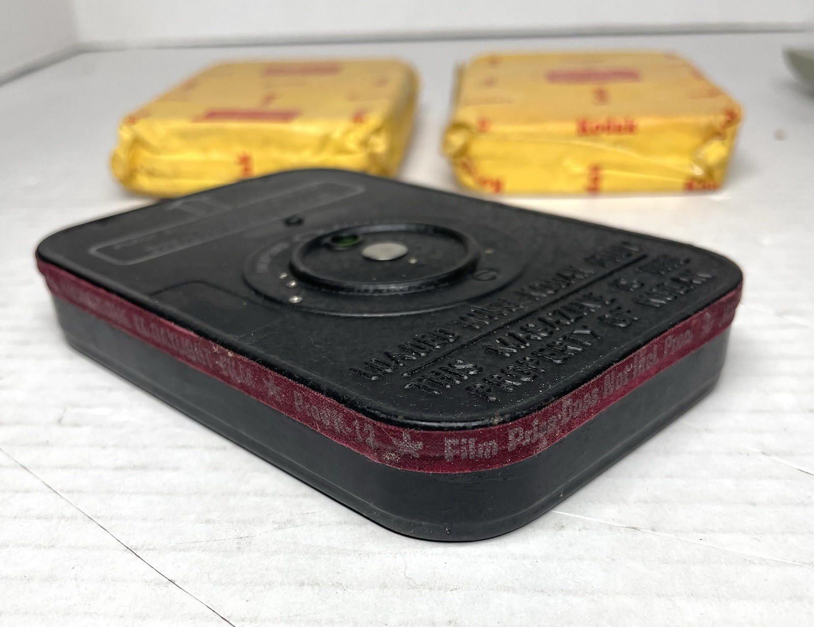 VINTAGE 3 LOT CINE-KODAK 16mm MOVIE FILM MAGAZINE EXPIRED & UNUSED L@@K!!