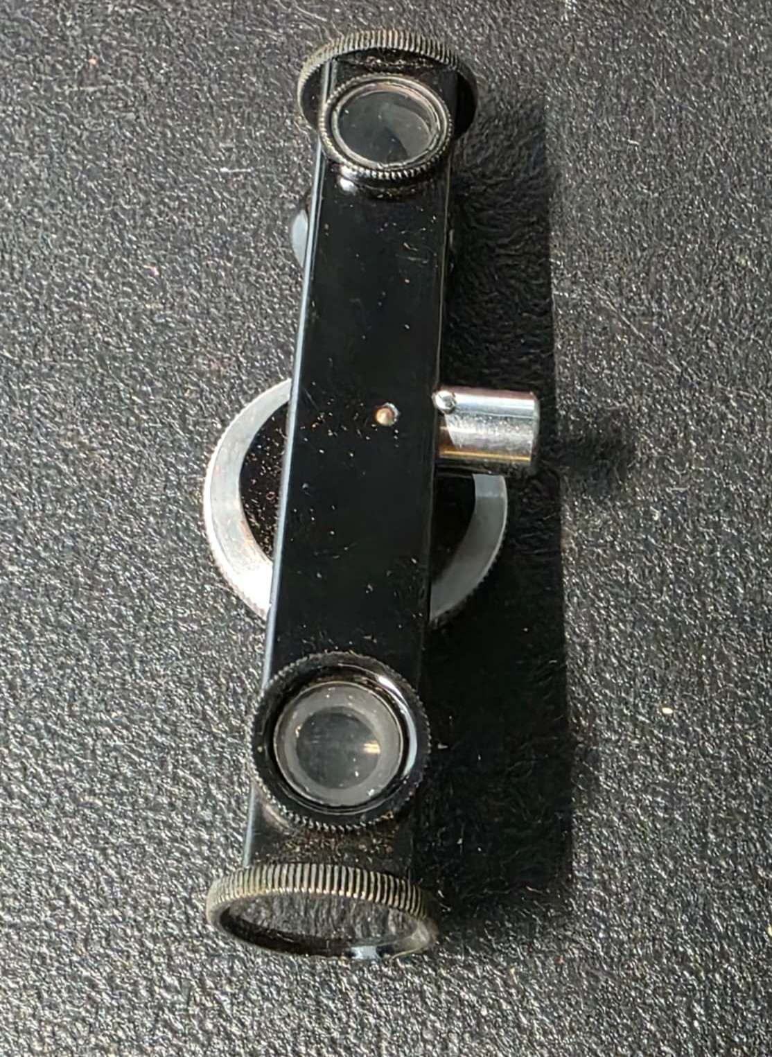 Leica Leitz Wetzlar “Fokos” Rangefinder – Black & Nickel – Feet Scale w/ Box