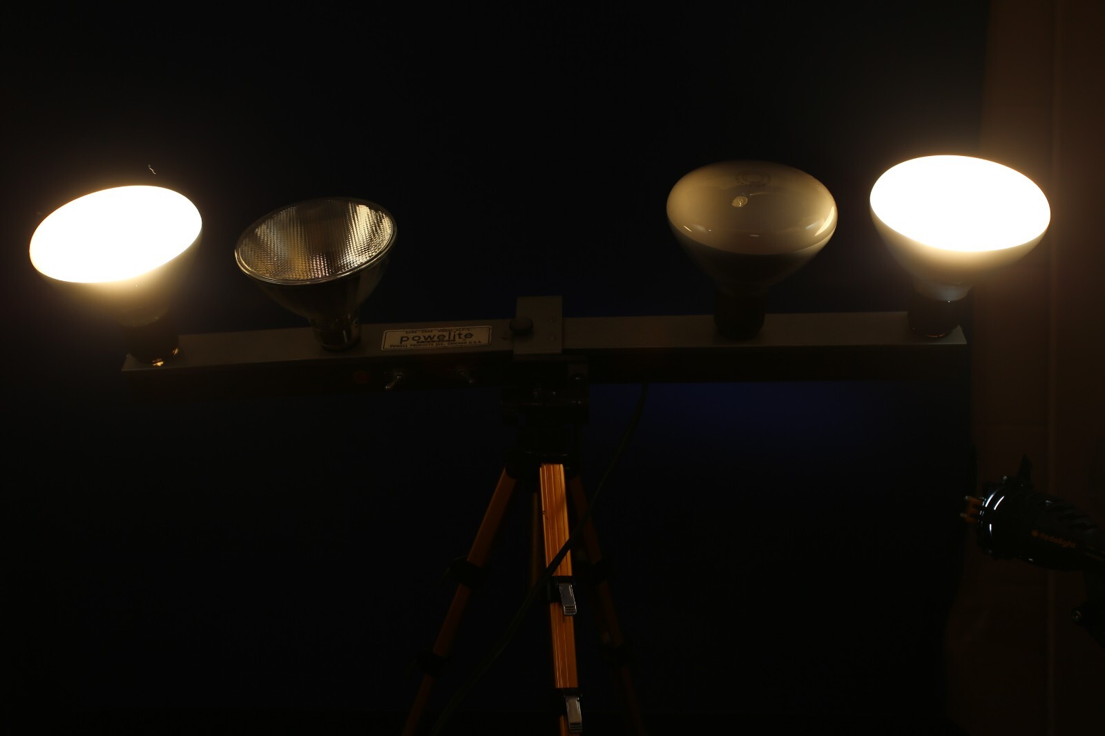 4 Spot Powelite Folding Flood Light Panel by Powell Products Chicago