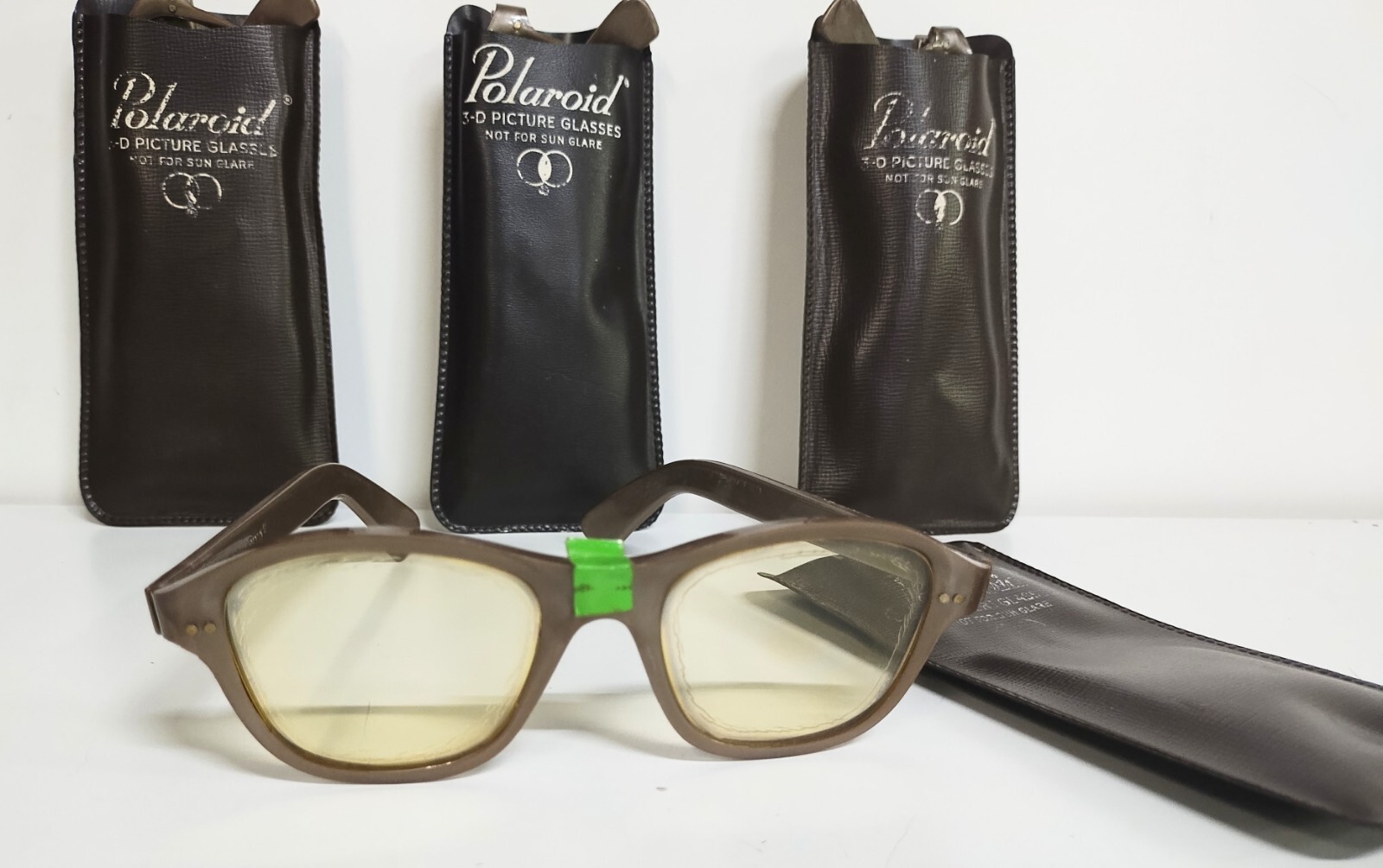 RARE FIND! Vintage 1940/50 Polaroid 3D Glasses #717 With Slipcase Buy 1-4!