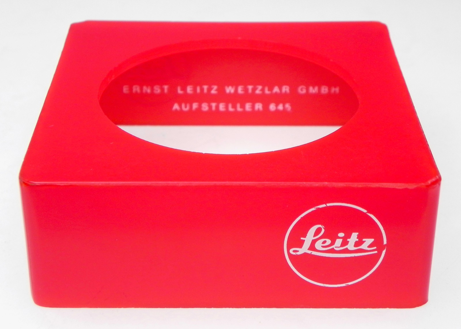 Vintage Thin Red Leica R Lens Display Stand #1