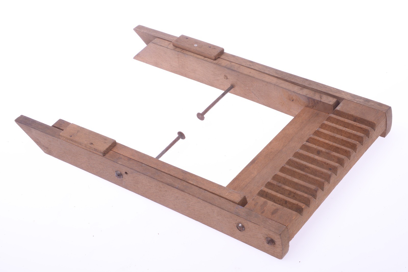 ✅ ANTIQUE WOOD DRYING RACK COLLODION WET GLASS PLATE 13X18CM, 5X7″