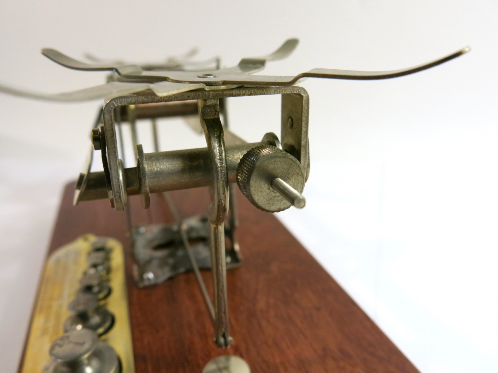 Antique Kodak Studio Scale with Weights & Box — Refinished Base plus New Feet