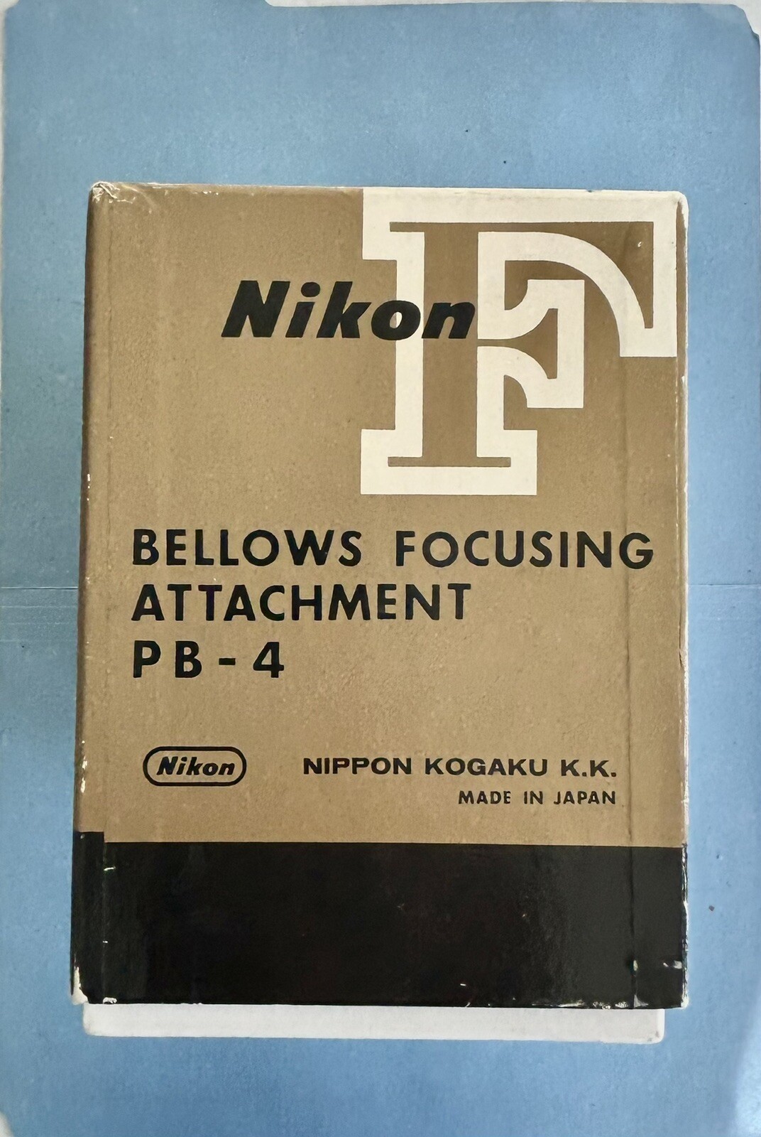 Vintage NIKON F BELLOW FOCUSING ATTACHMENT BOX PB-4 Box Only