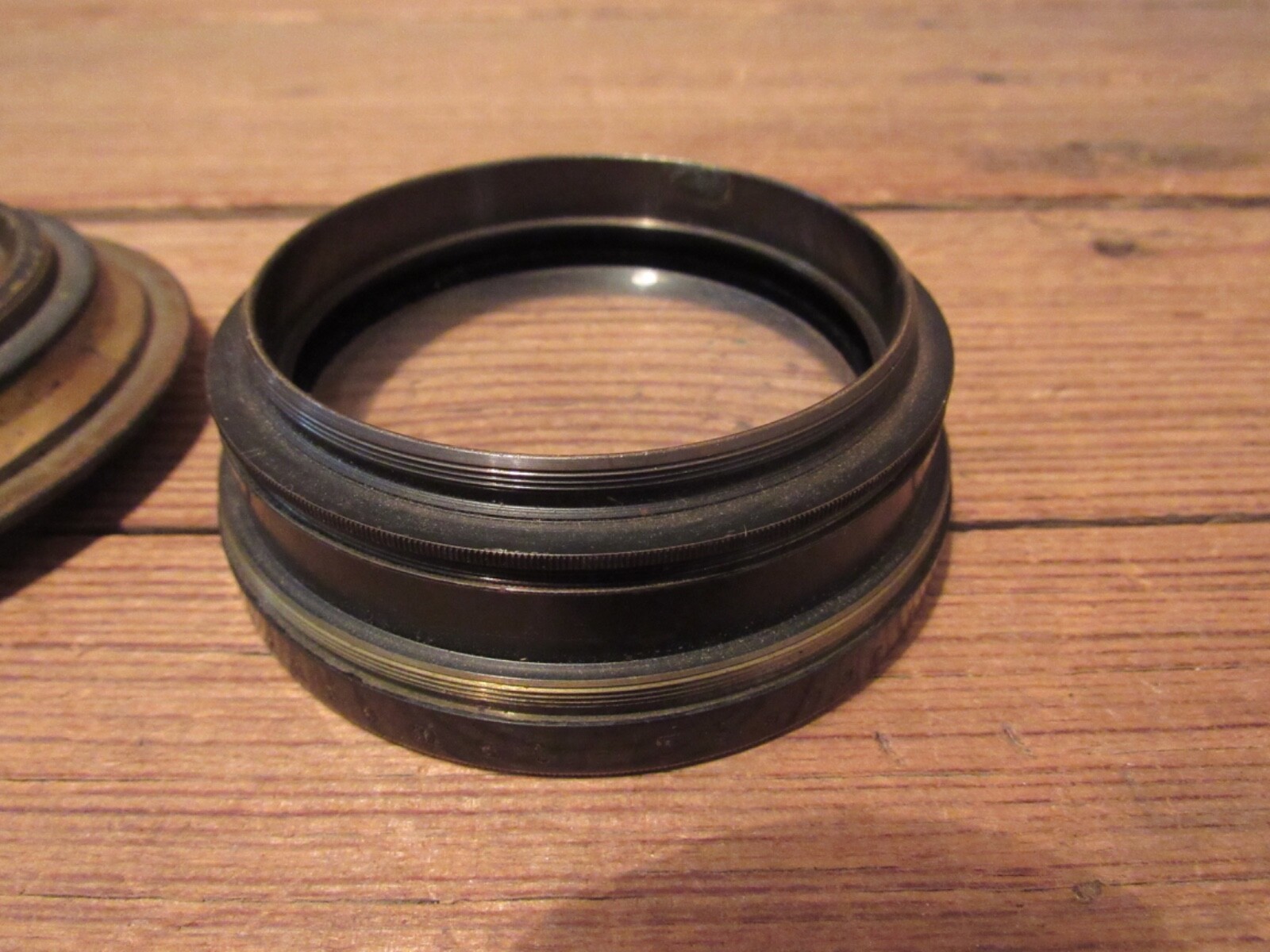 Vintage Brass Carl Zeiss Jena Tessar Lenses Format Film Photography