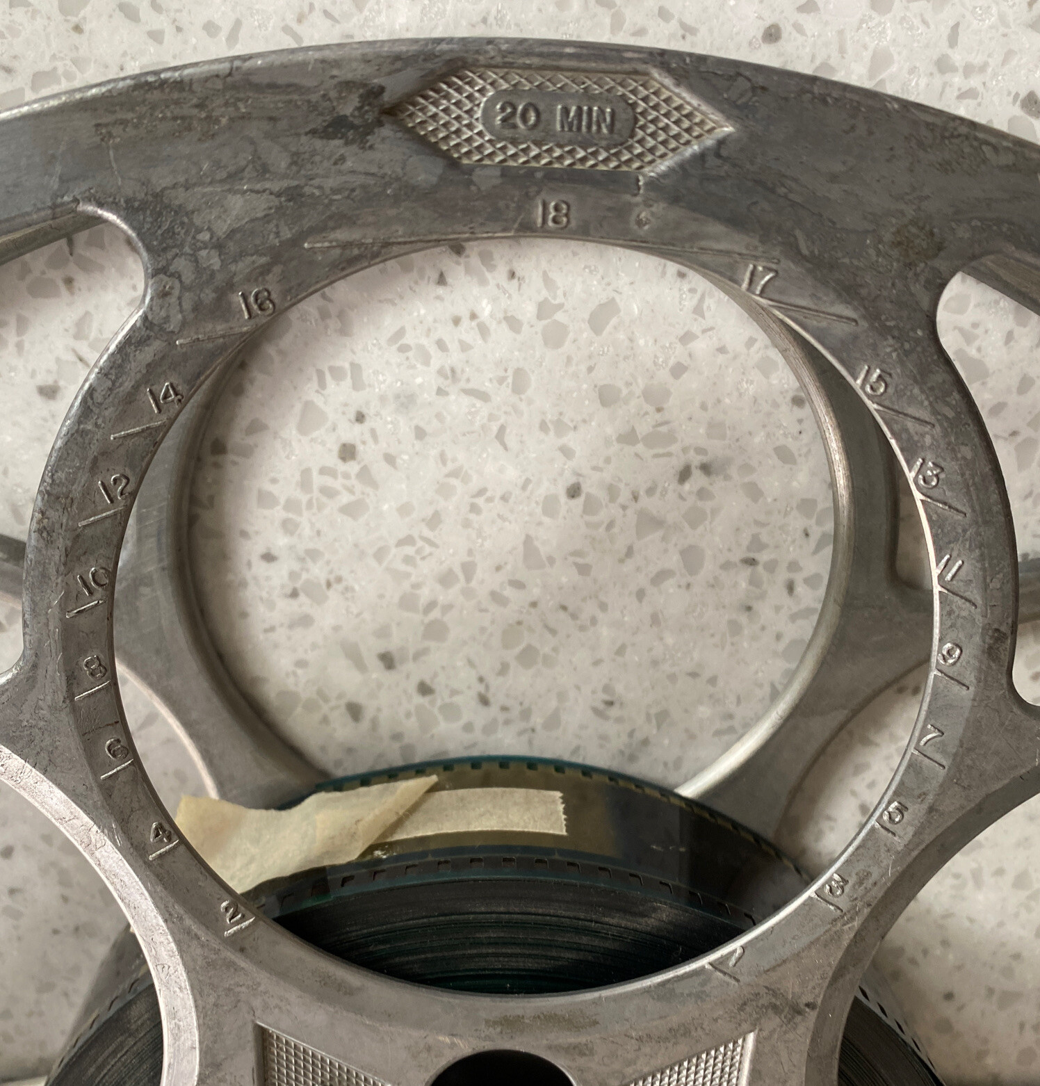 Vintage Goldberg Bros. Denver, C0 6 Hole Film Reel Lions Gate Trailer – The Eye