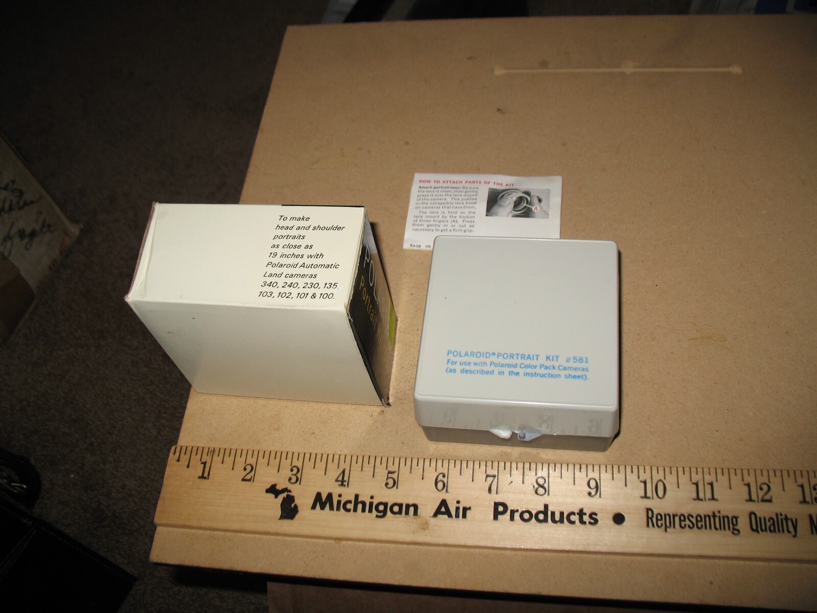 VTG NOS? POLAROID PORTRAIT KIT #581 AUTOMATIC LAND CAMERAS 340 240 230 135 100 +