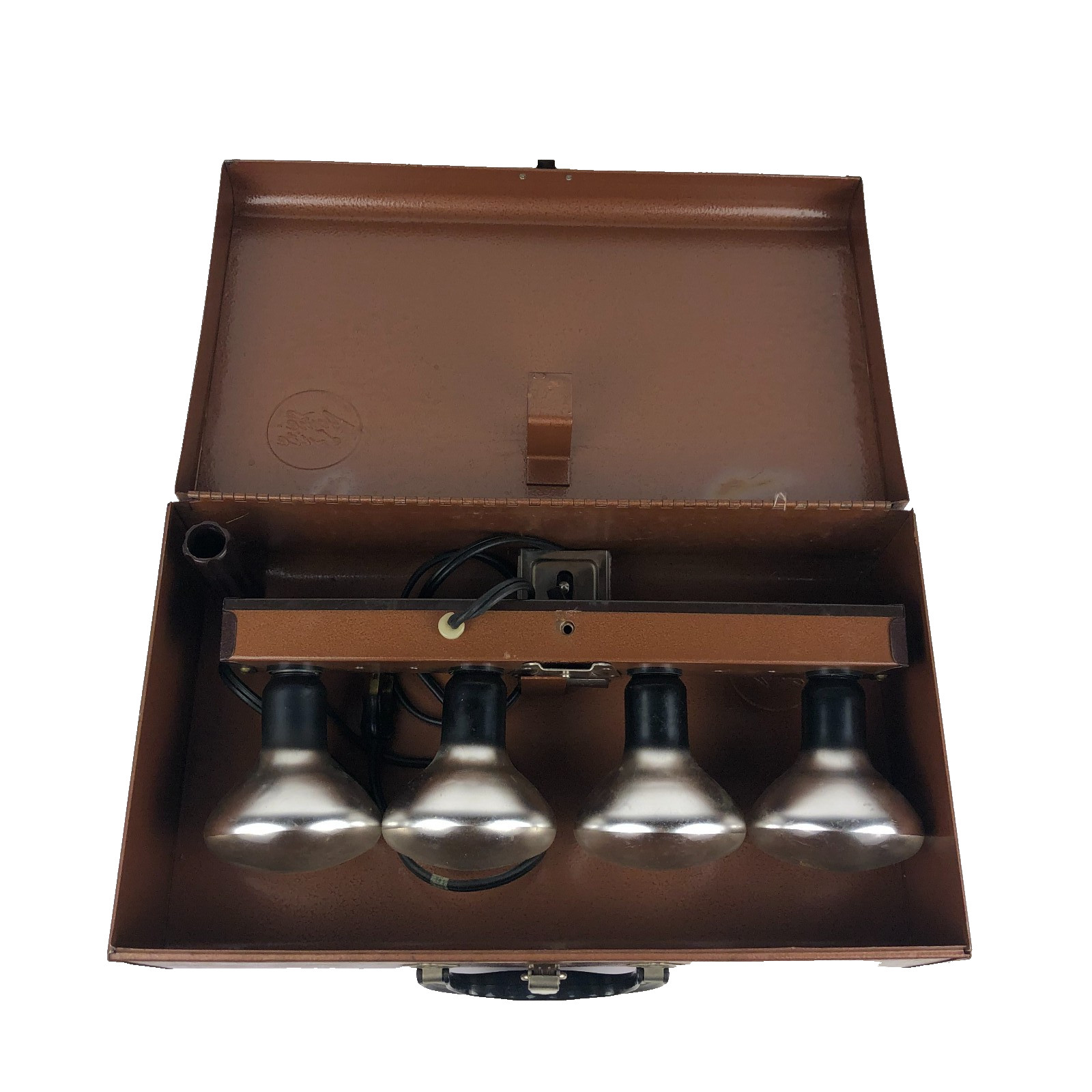 Vintage Acme Lite Mov-E-Lite Model R4 Movie Light 4 Bulb Lighting Bar with Case
