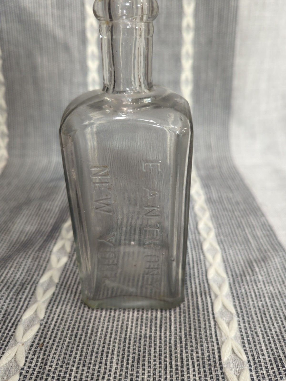 1860s E.ANTHONY NEW YORK EARLY AMBROTYPE COLLODIAN PHOTOGRAPH DEVELOPER BOTTLE