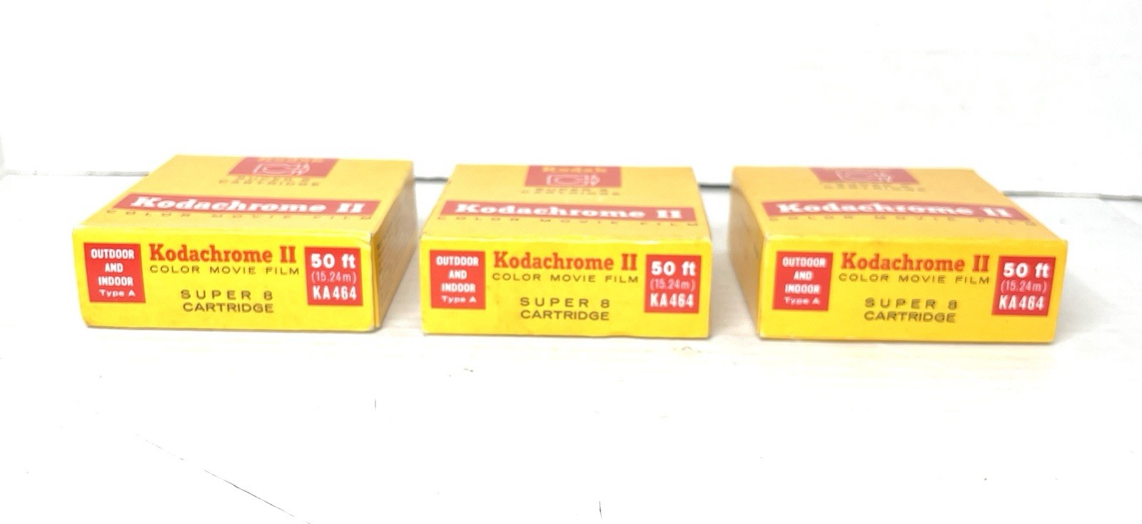 VINTAGE 5 LOT EXPIRED SEALED KODACHROME II MOVIE FILM 50ft 1972, 100ft 1965-66
