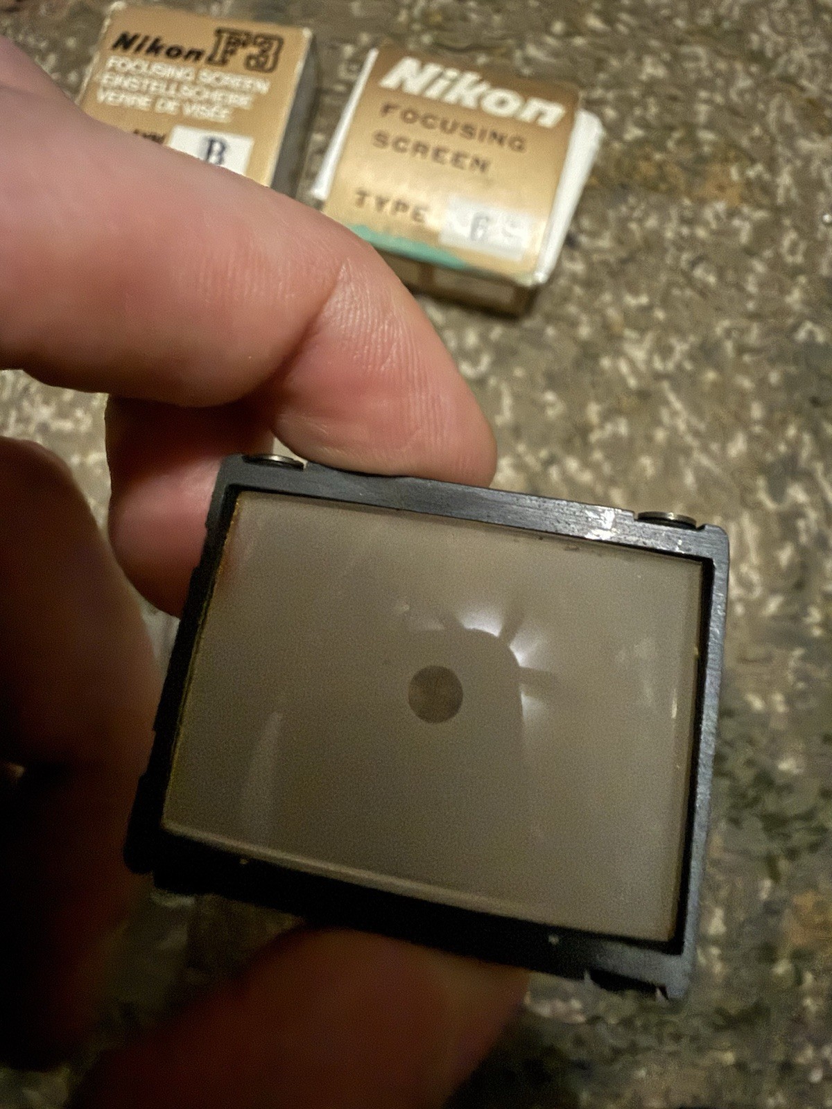 Nikon F Focusing Screen Type C for Film Camera