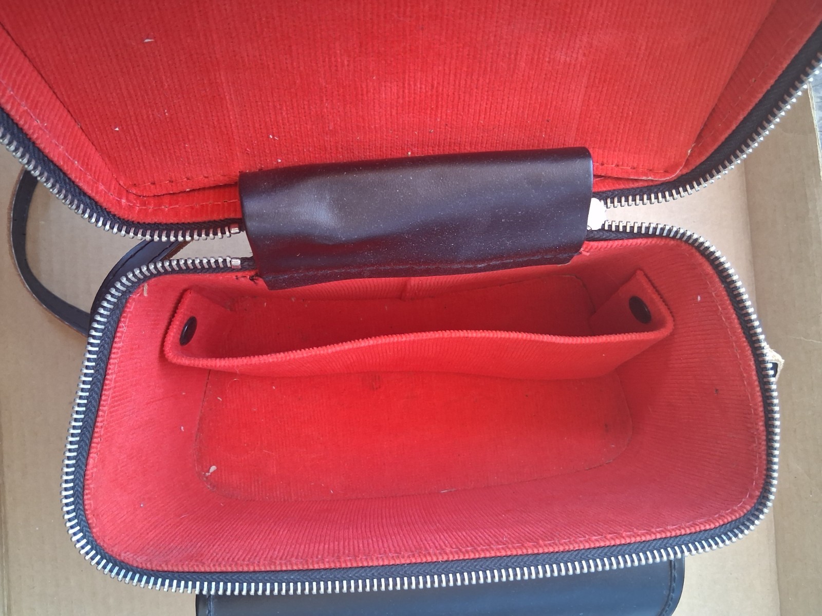 Kali Bag Camera Black Leather Tweed Case Bag Kalimar Japan Rare Vintage TPB20