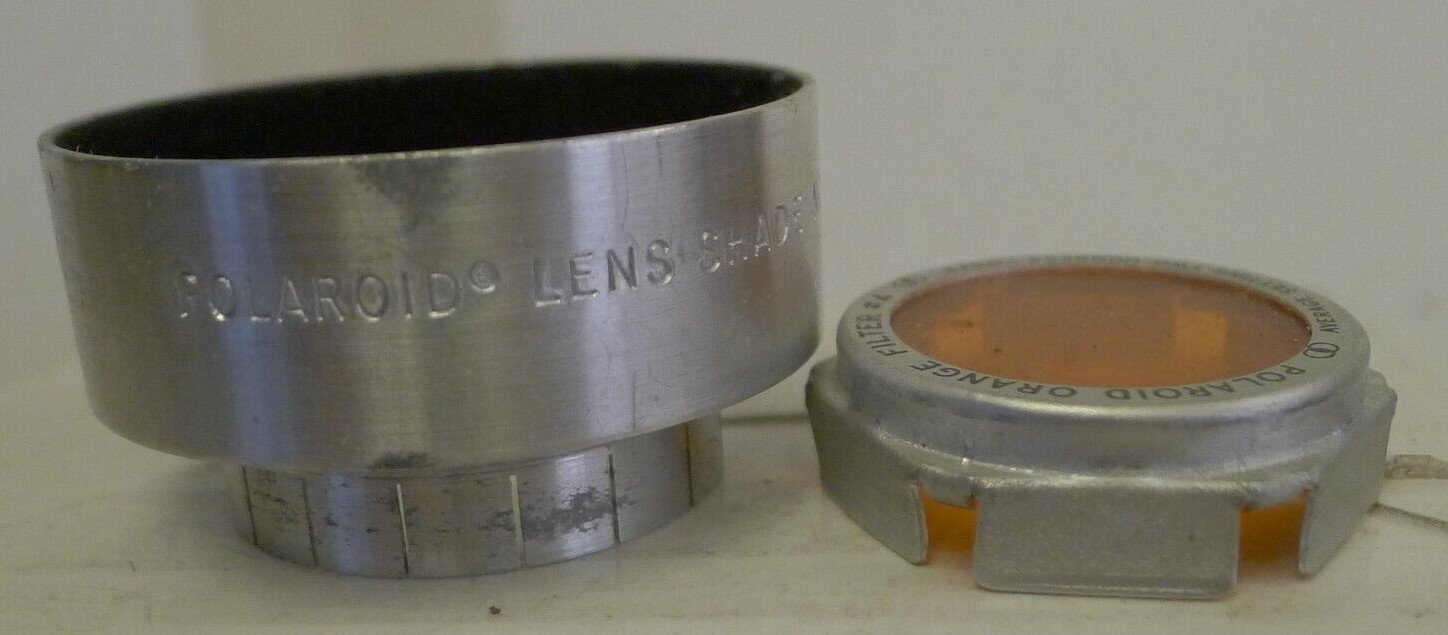 Polaroid Lens Shade No 545 31.5mm Metal With 4 Filters & 3 Close-Up Lenses -Vtg