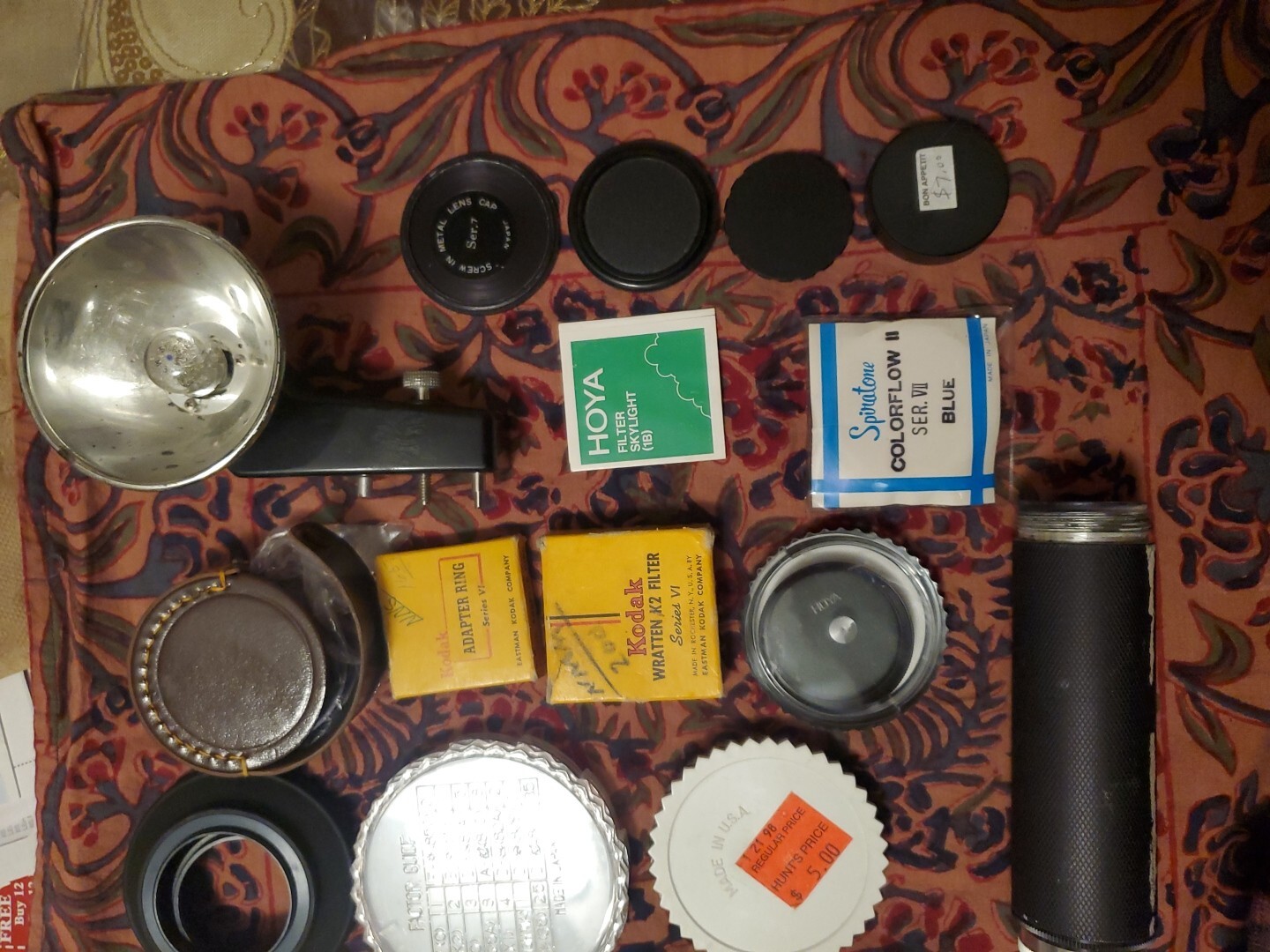 Vintage Photography Camera Lens Accessory Lot Old House Estate