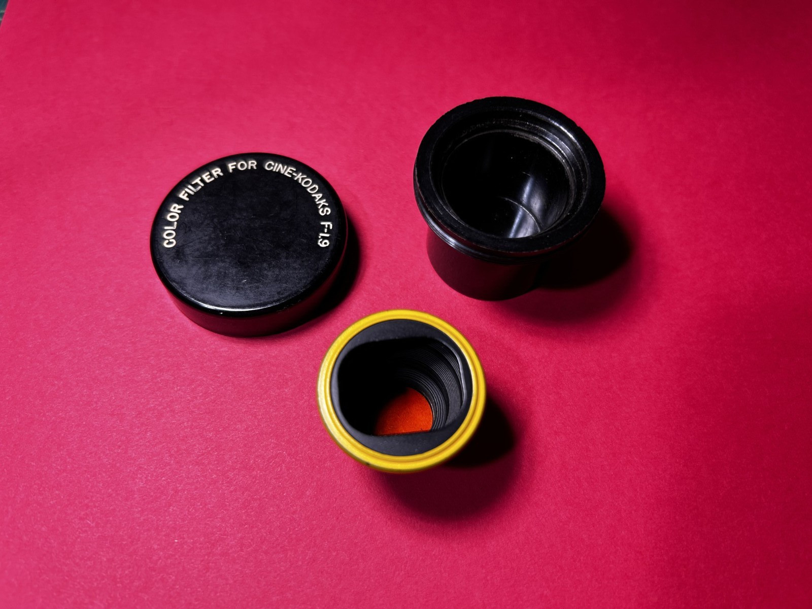VTG Kodacolor Filter for Models B and BB Cine-Kodak Cameras f/1.9