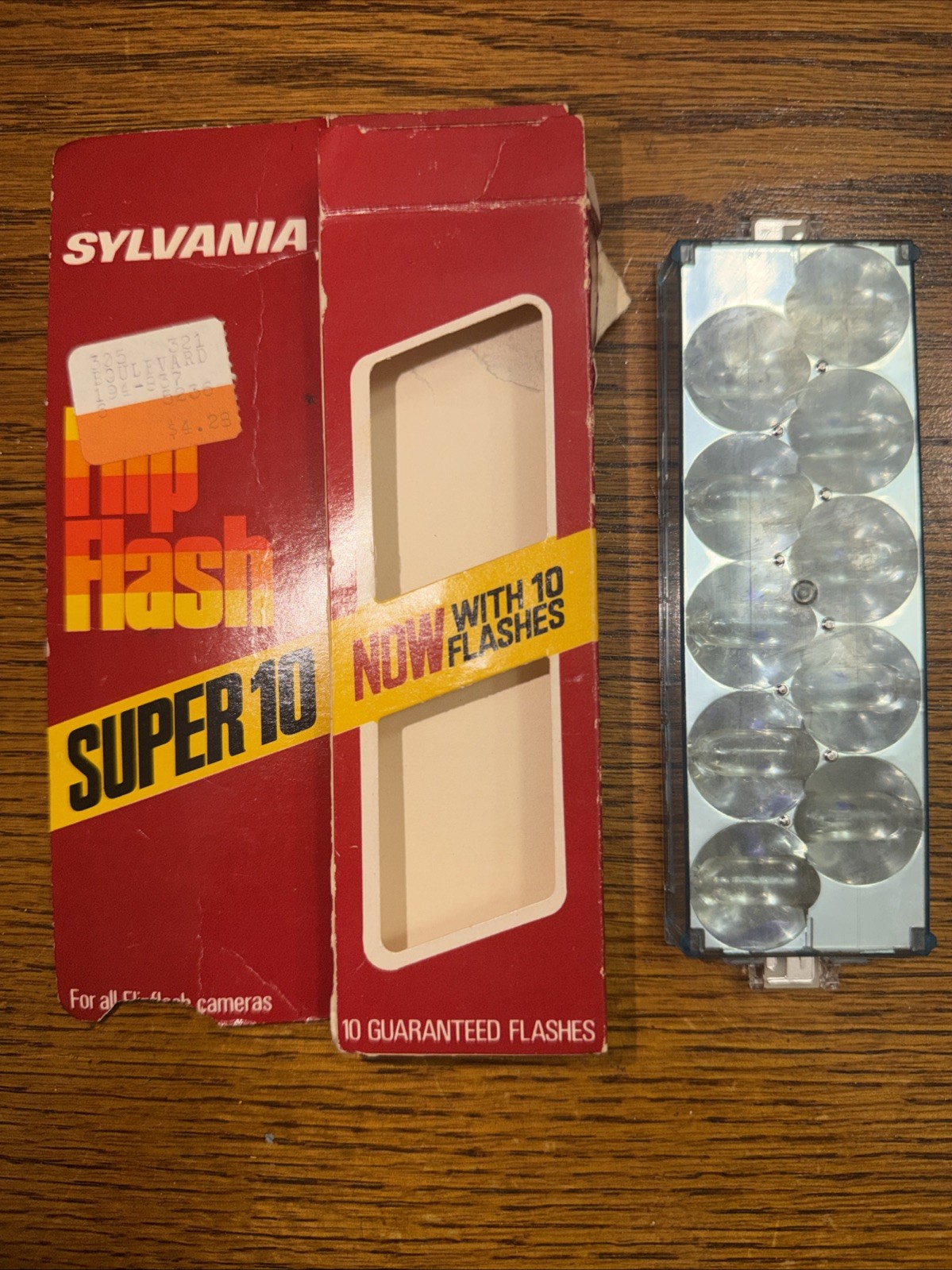 SYLVANIA Flip Flash Super 10 Flipflash Camera Flashes, Vintage