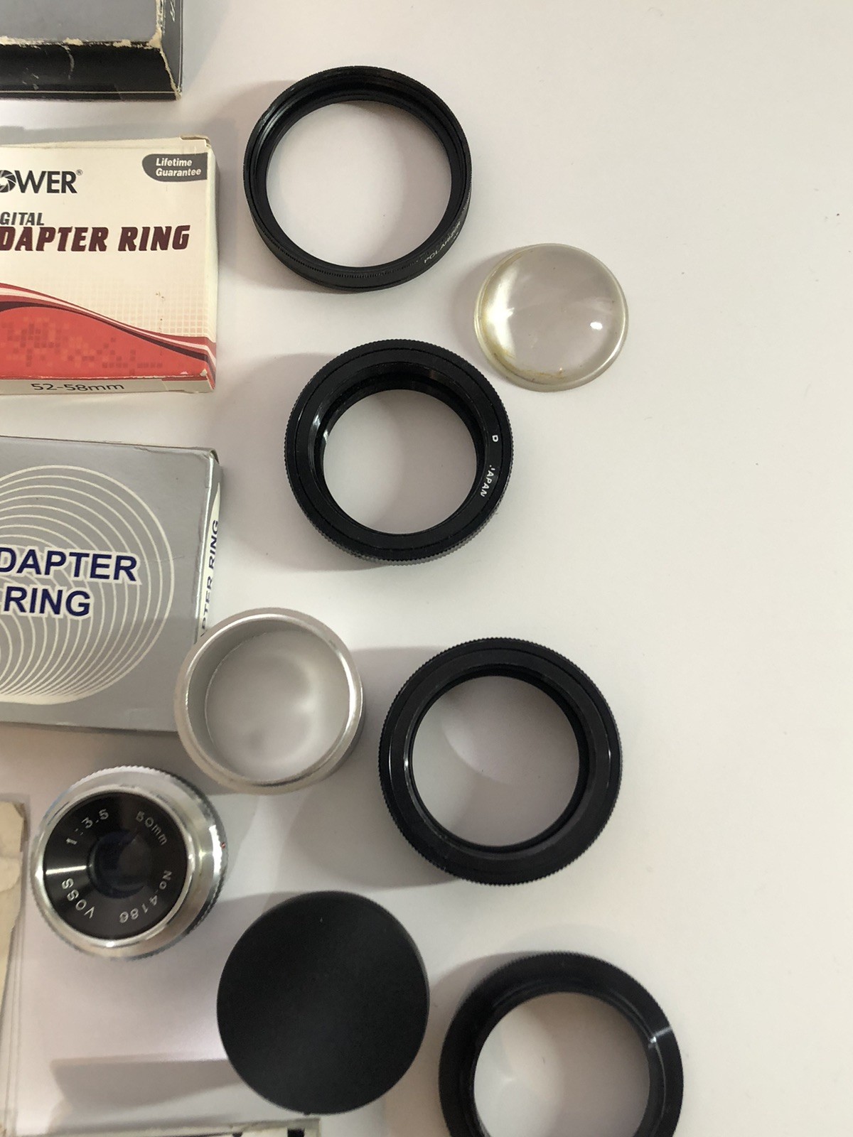 VTG Lot T Mount Camera Lens Adapter Rings Mix Vivitar TeleSor Bower Estate Find