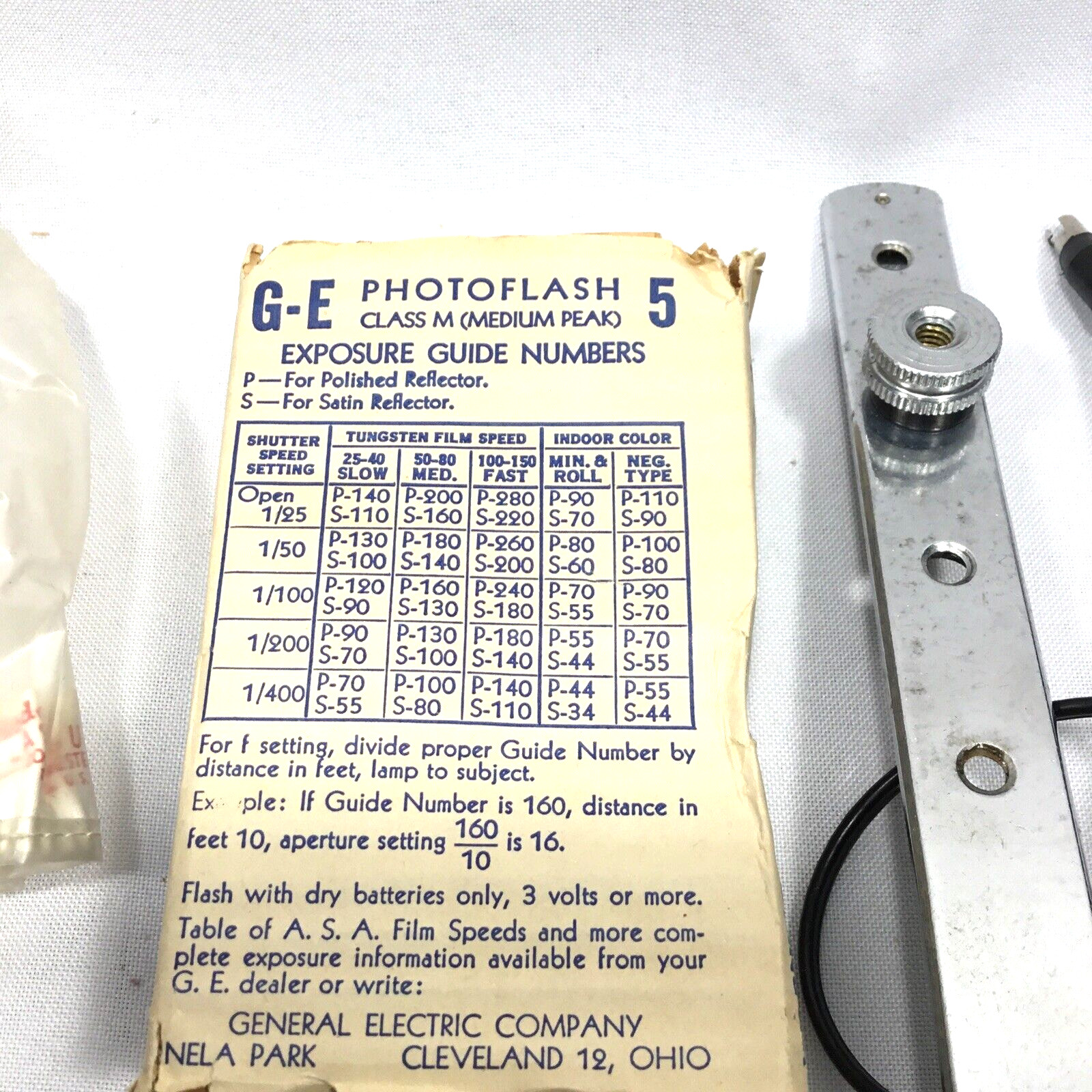 Kodak Standard Flash Holder Model B in original Box