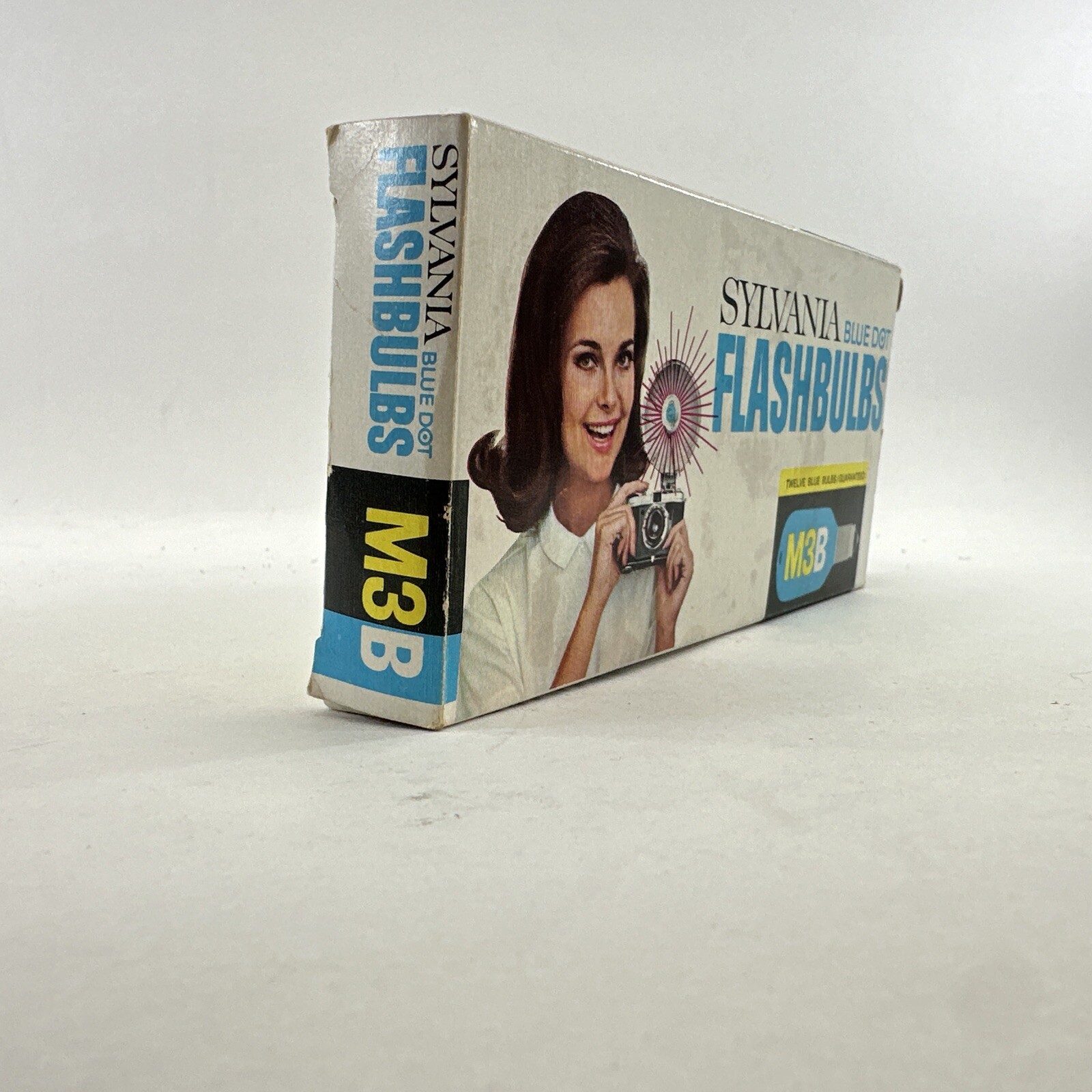 Sylvania Blue Dot Flash Bulbs flashbulbs M3B Twelve Blue Bulbs New In Box *Read*
