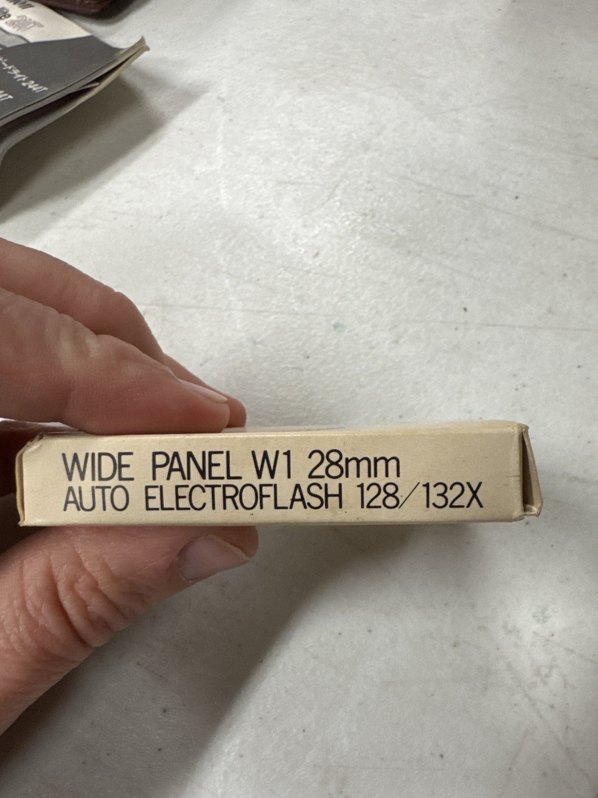 Minolta Wide Panel W1 28mm Diffuser for Auto Electroflash 128/132X NOB