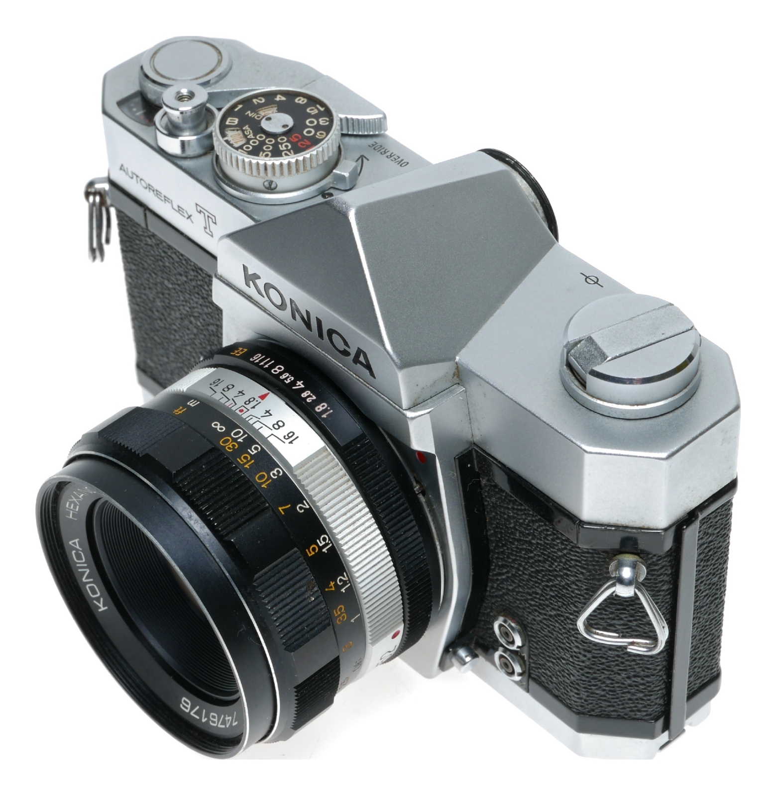 Konica Autoreflex T 35mm Film SLR Camera Hexanon 1.8/52